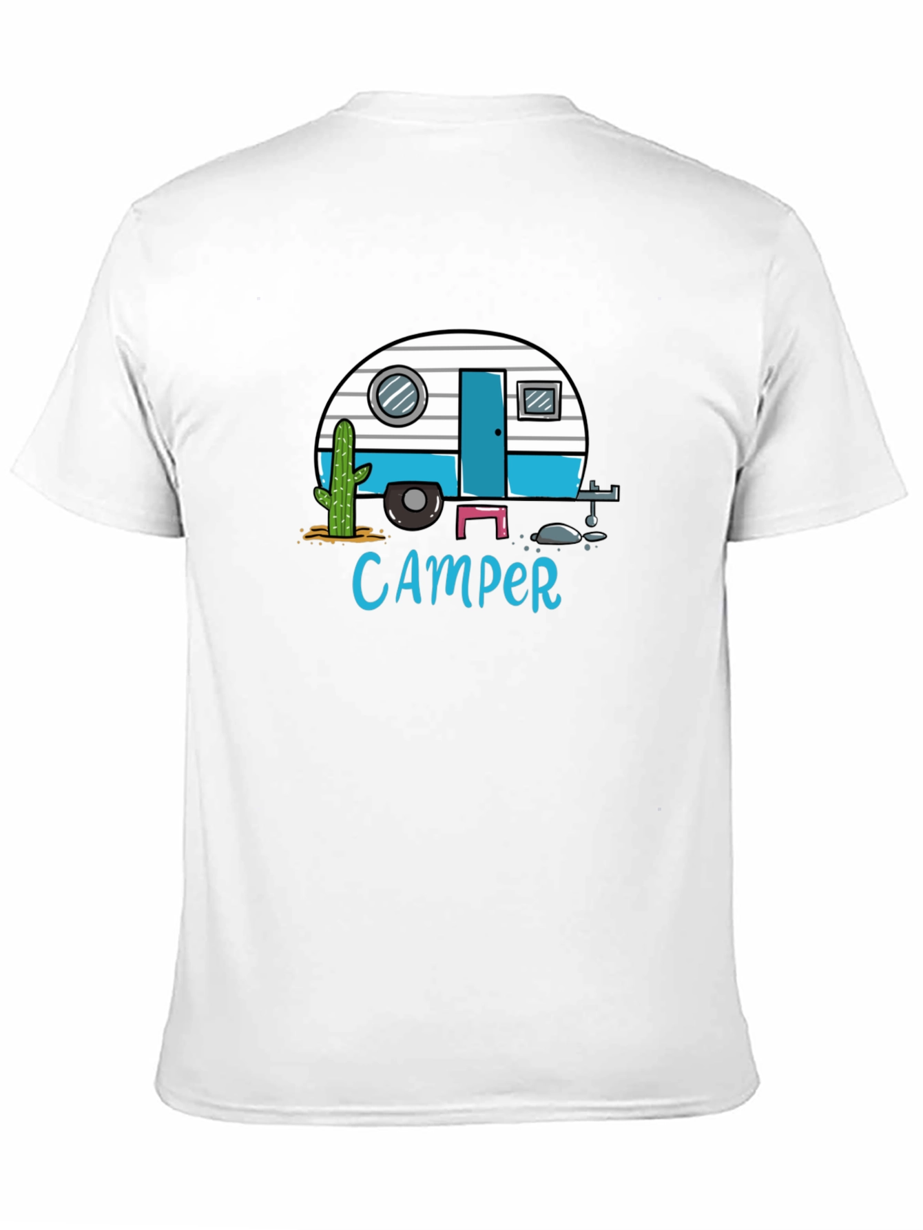 Black Camper Graphic T-Shirt - Black Tee view 11
