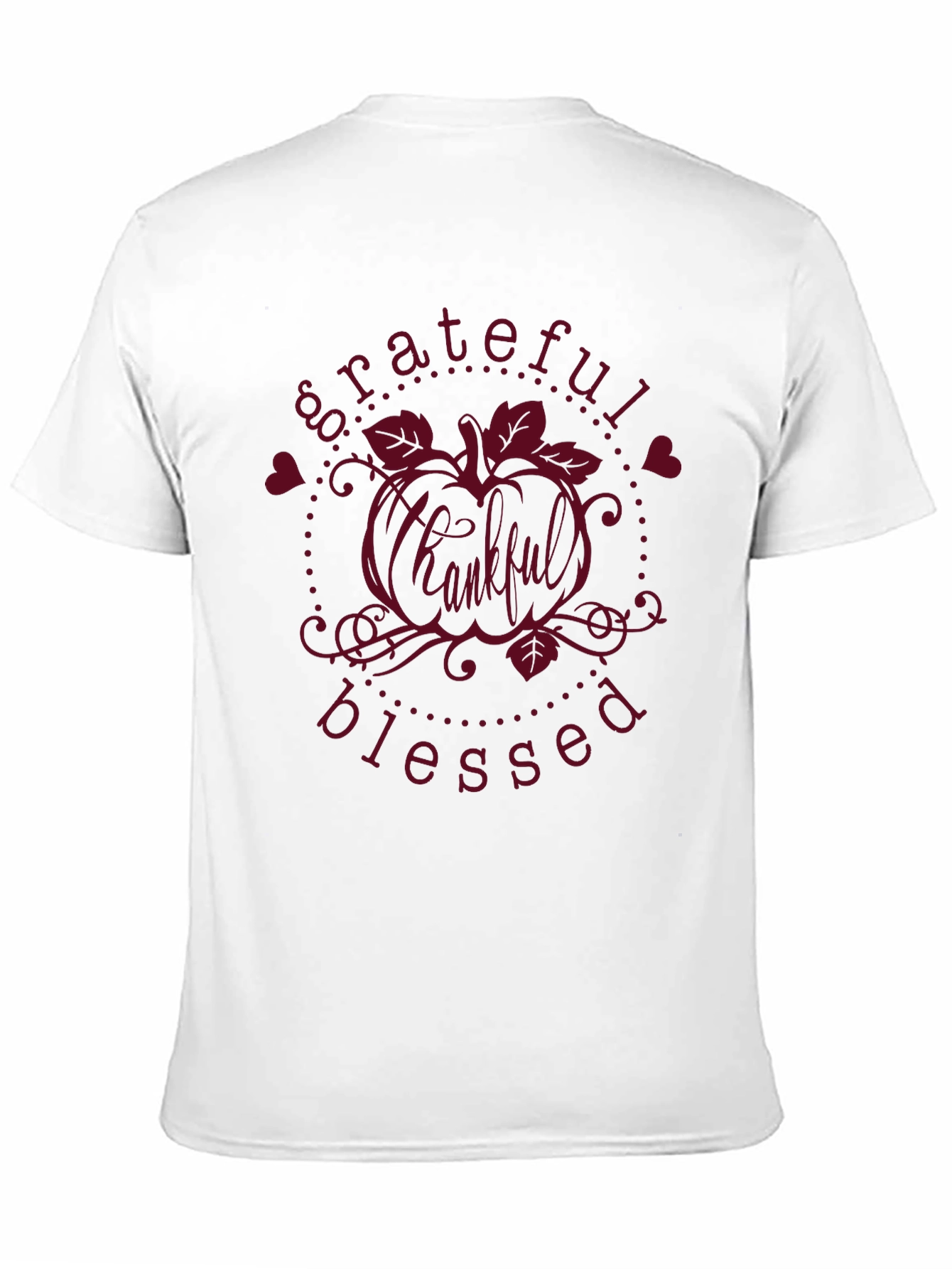 Grateful Thankful Blessed Graphic Tee - 11