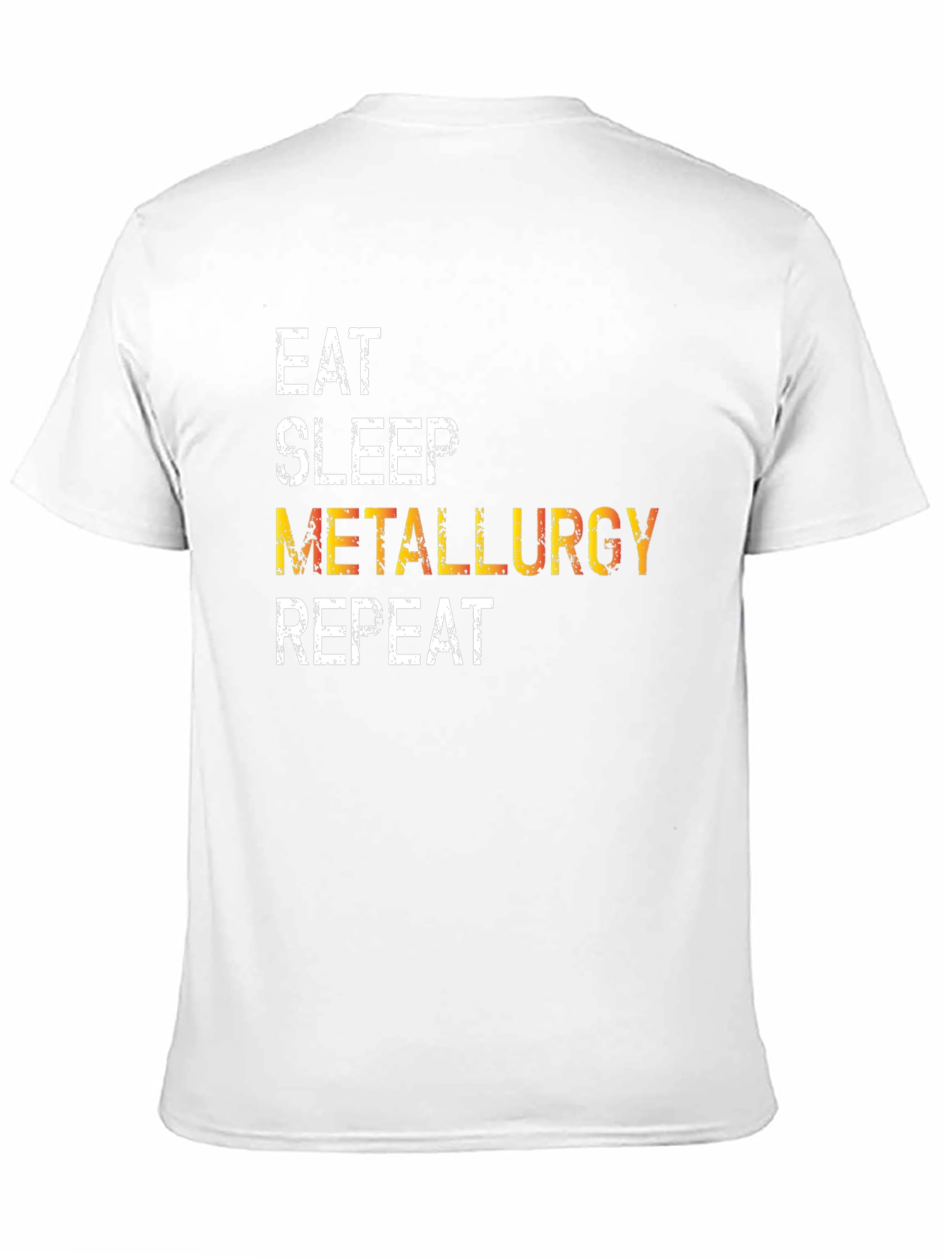 Black Eat Sleep Metallurgy Repeat T-Shirt view 11