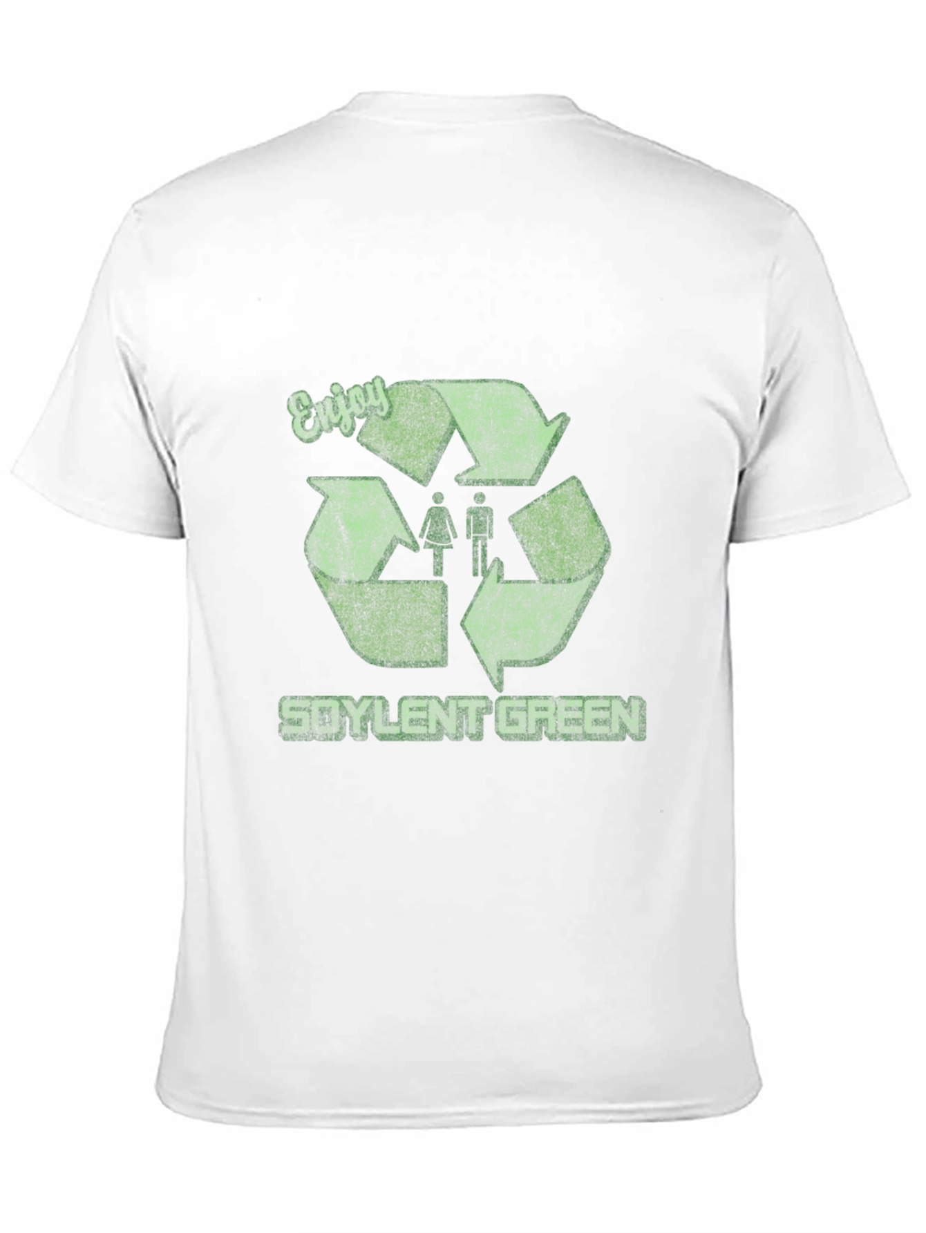 Black Soylent Green Recycle T-Shirt view 11
