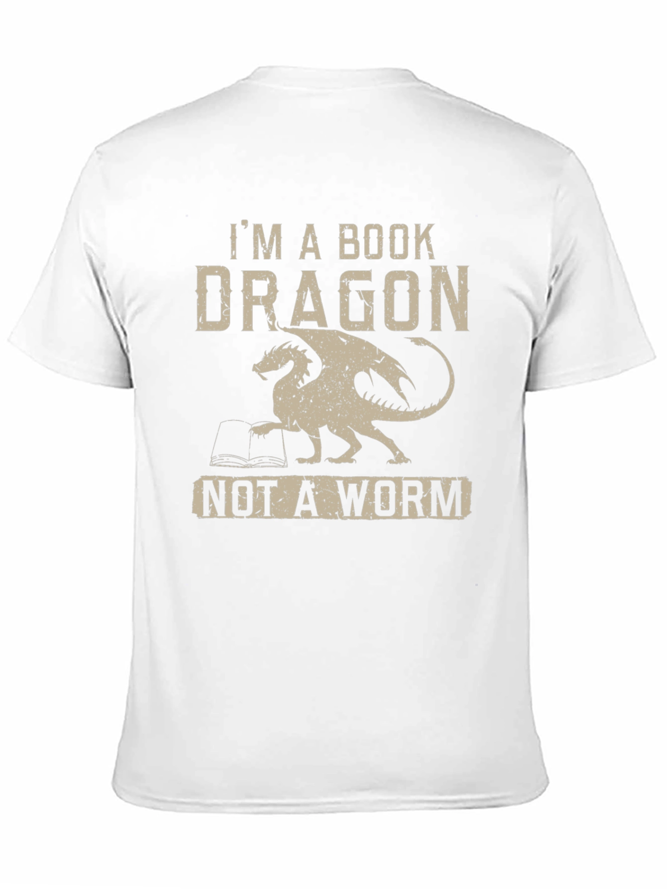 Black Book Dragon T-Shirt -  I'm A Book Dragon Tee view 11