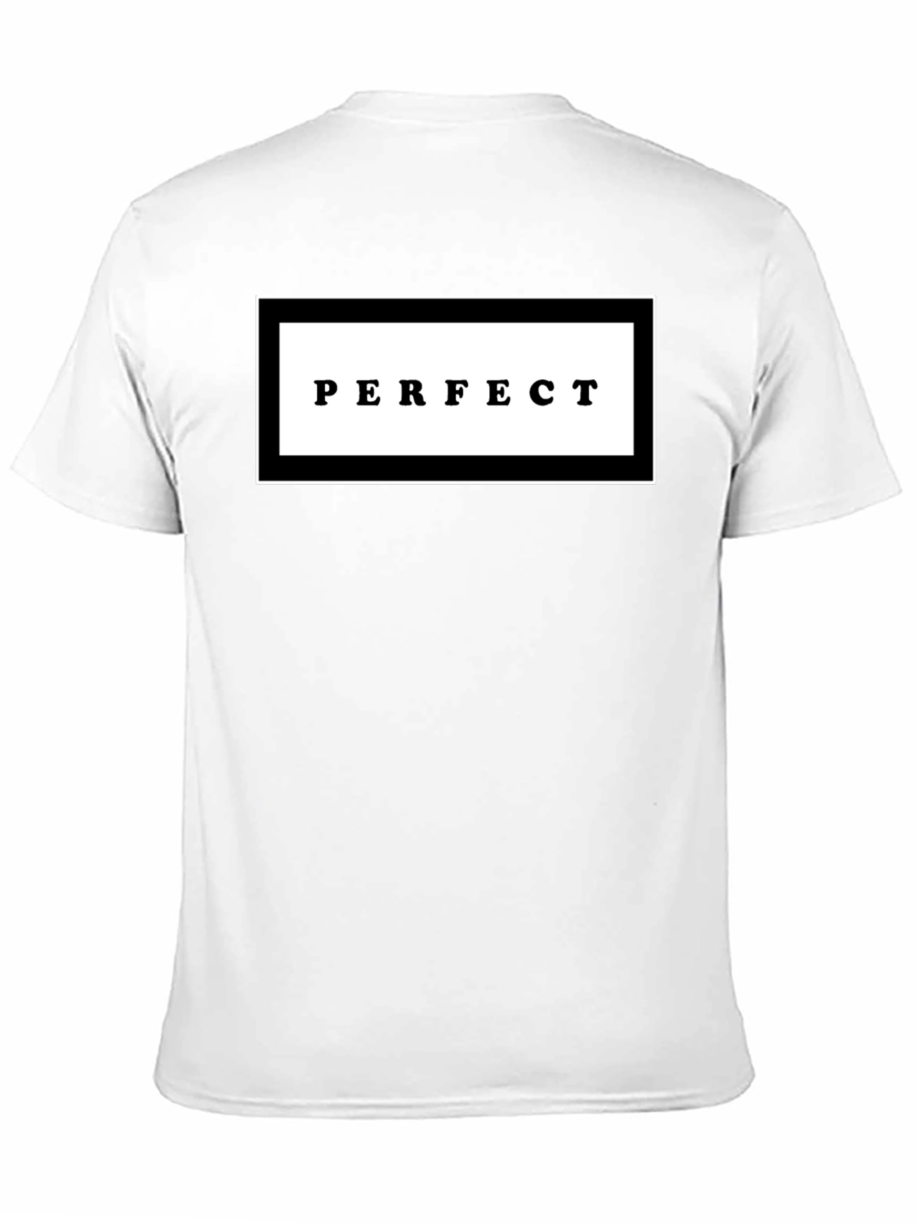 Black Perfect Graphic Print Black Crew Neck T-Shirt view 11
