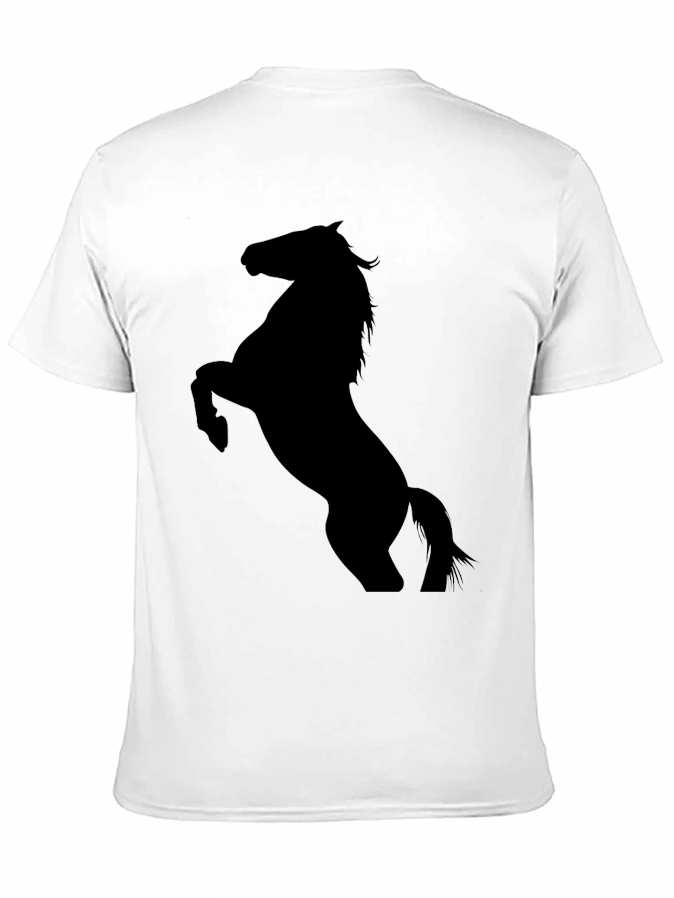 Black Black Horse Silhouette Tee - Equestrian Style view 11