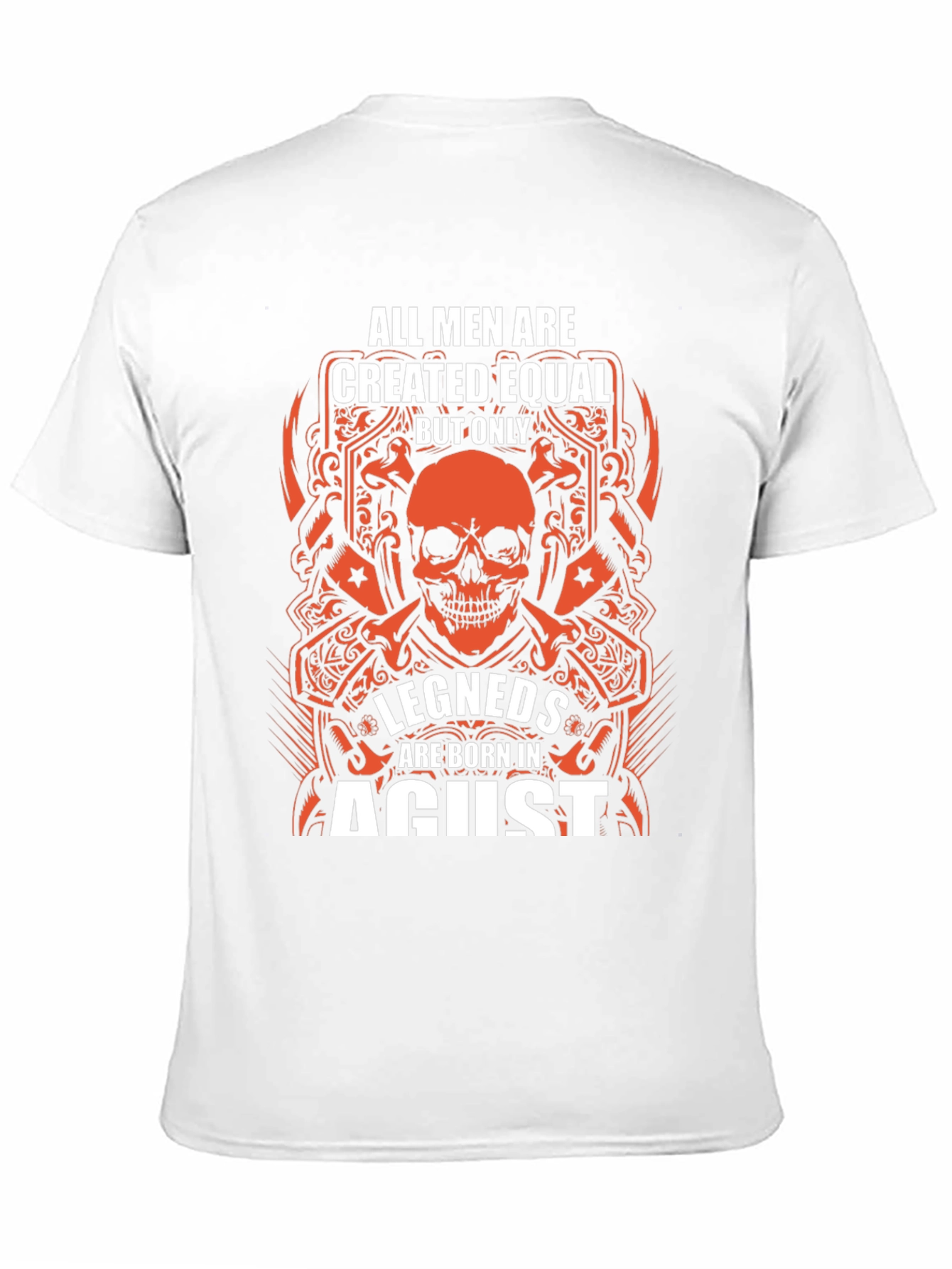 Black Legends Are Born in August T-Shirt view 11