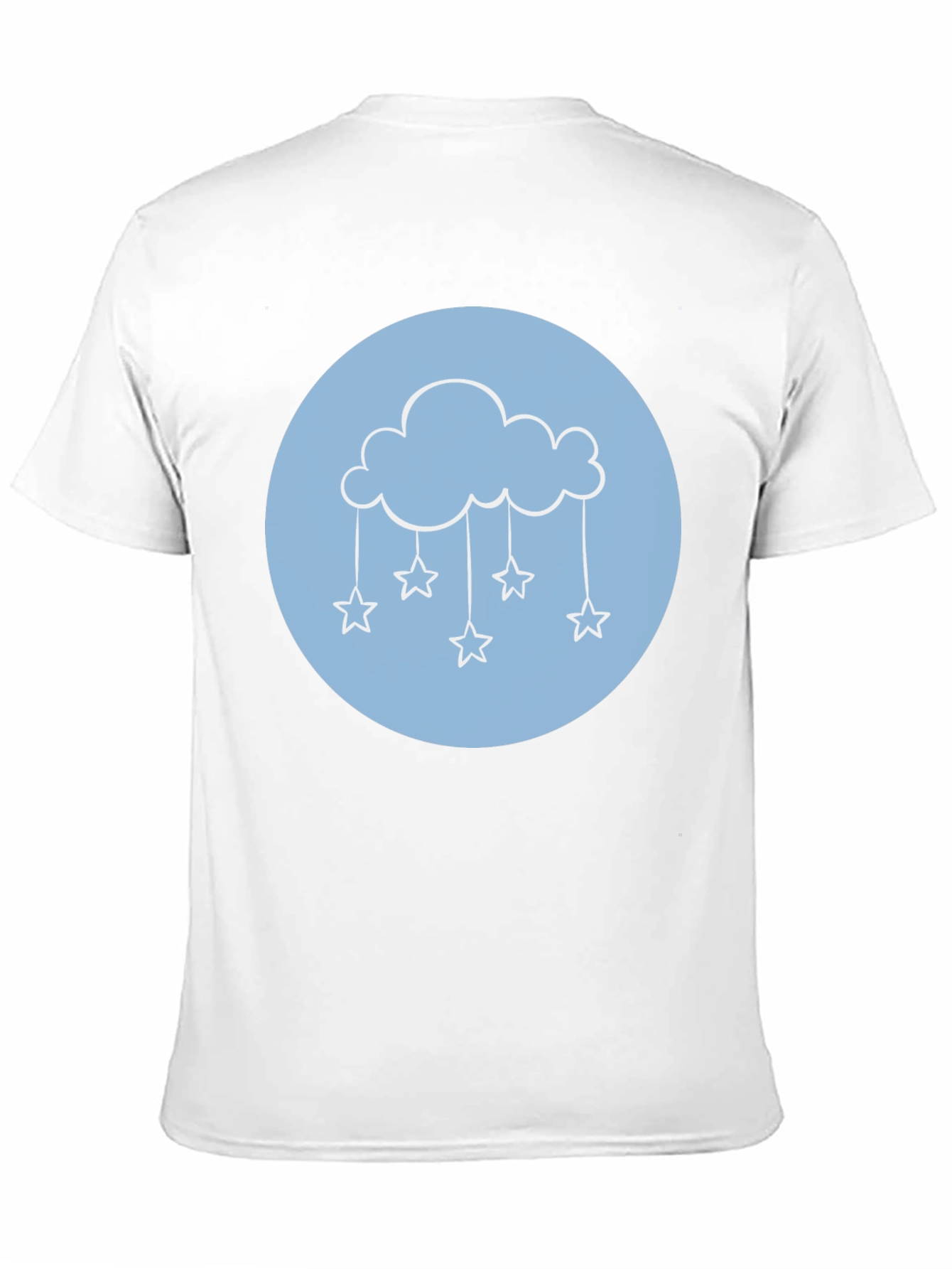 Black Cloud & Stars Graphic Tee - Black T-Shirt view 11