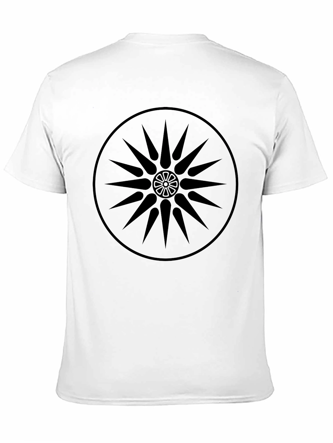 Black Black Starburst Graphic Tee - Stylish Casual Wear view 11