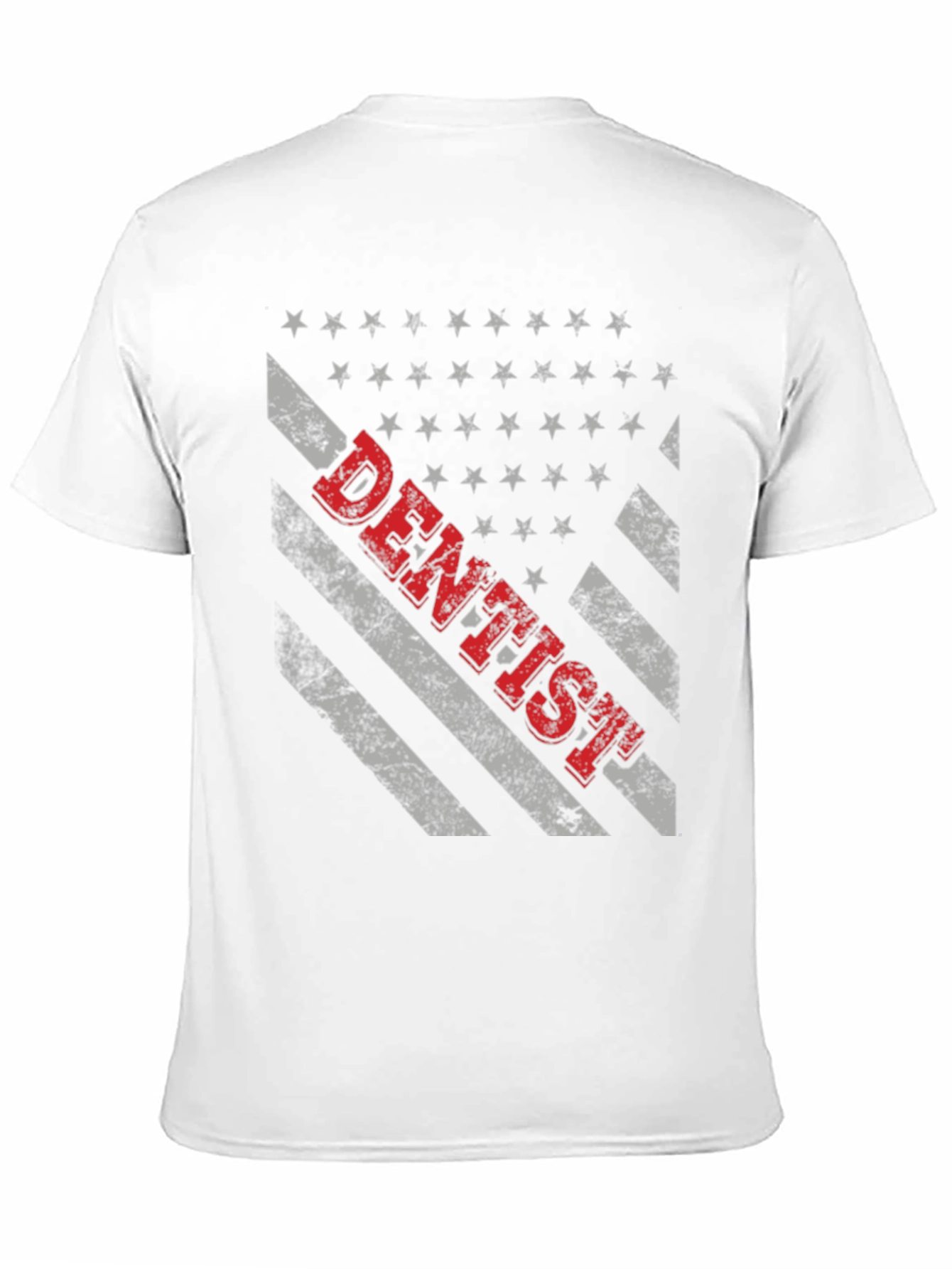 Black Dentist American Flag T-Shirt view 11