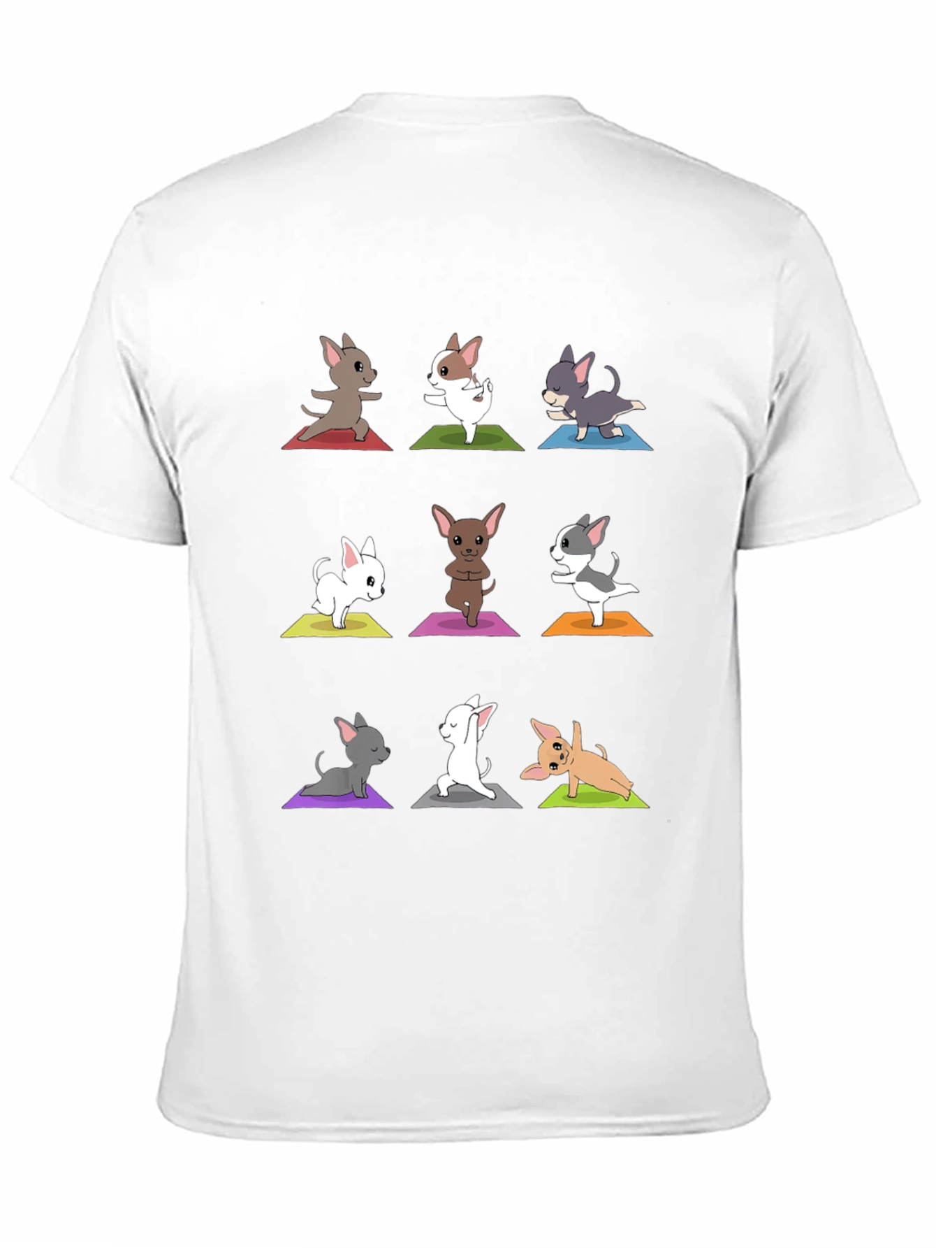 Black Yoga Chihuahua T-Shirt - Funny Dog Lover Tee view 11