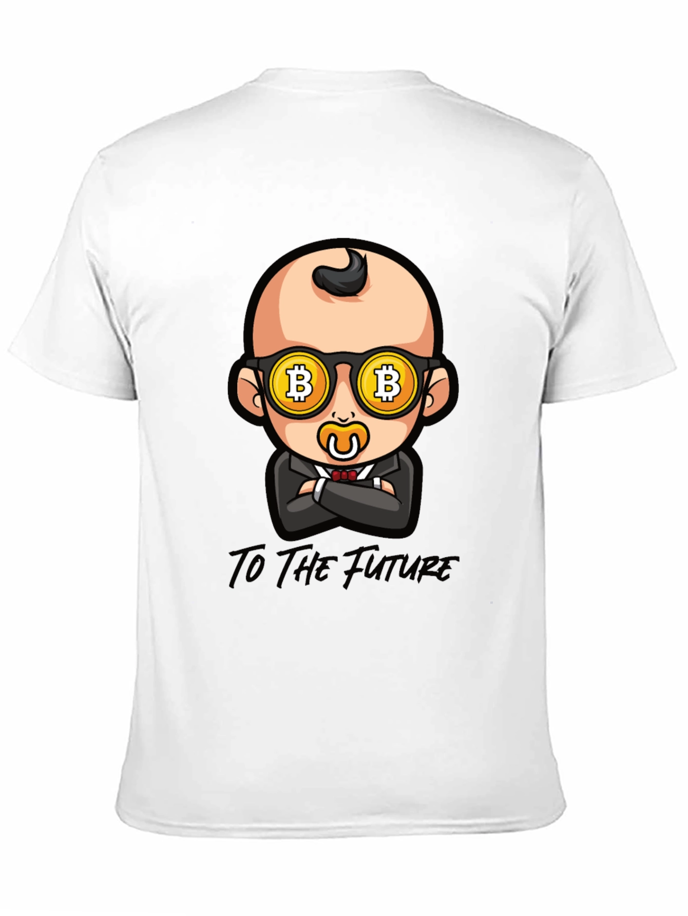 Bitcoin Baby T-Shirt - To The Future Crypto Tee - 11