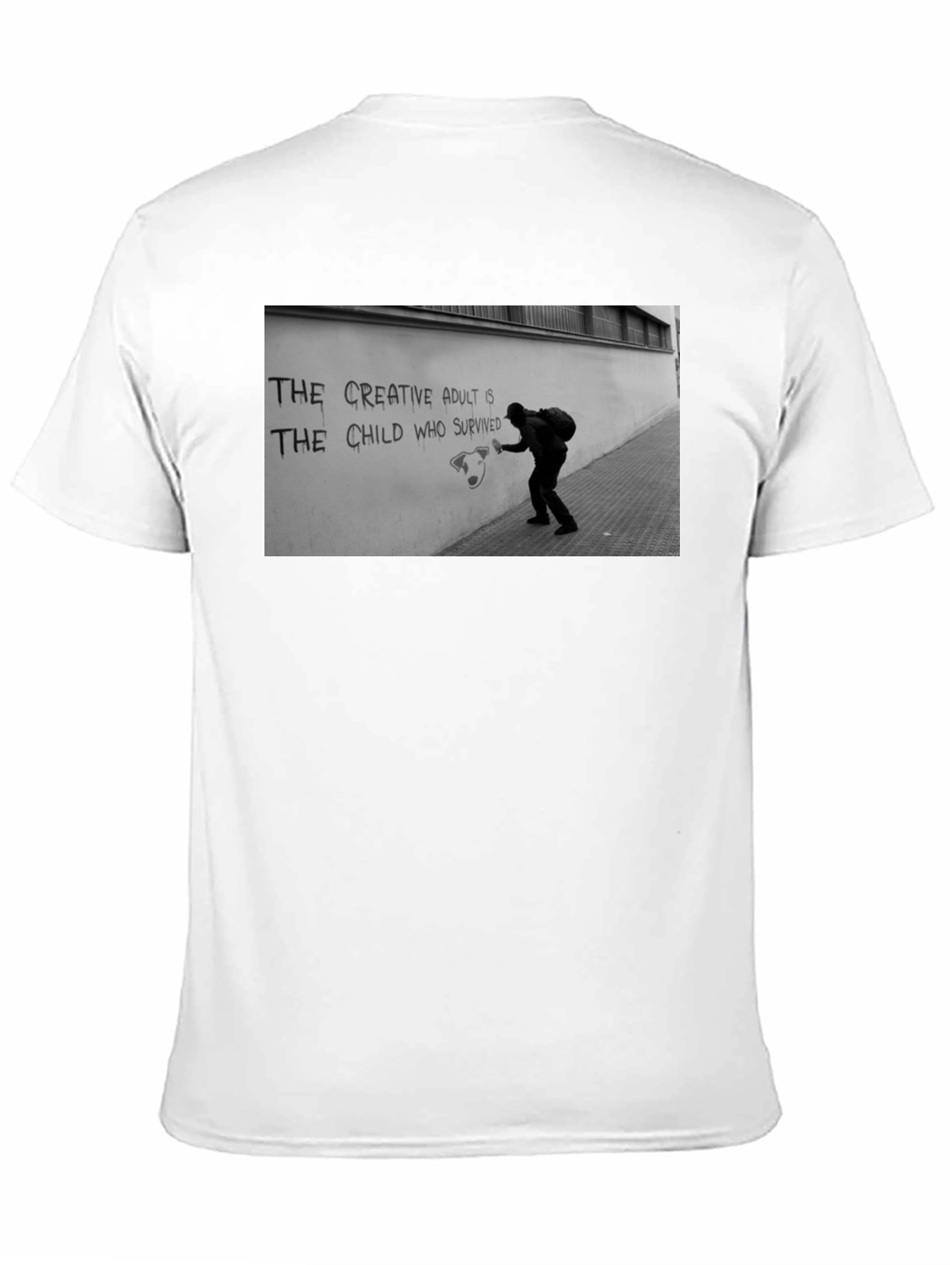 Black Creative Adult T-Shirt view 11