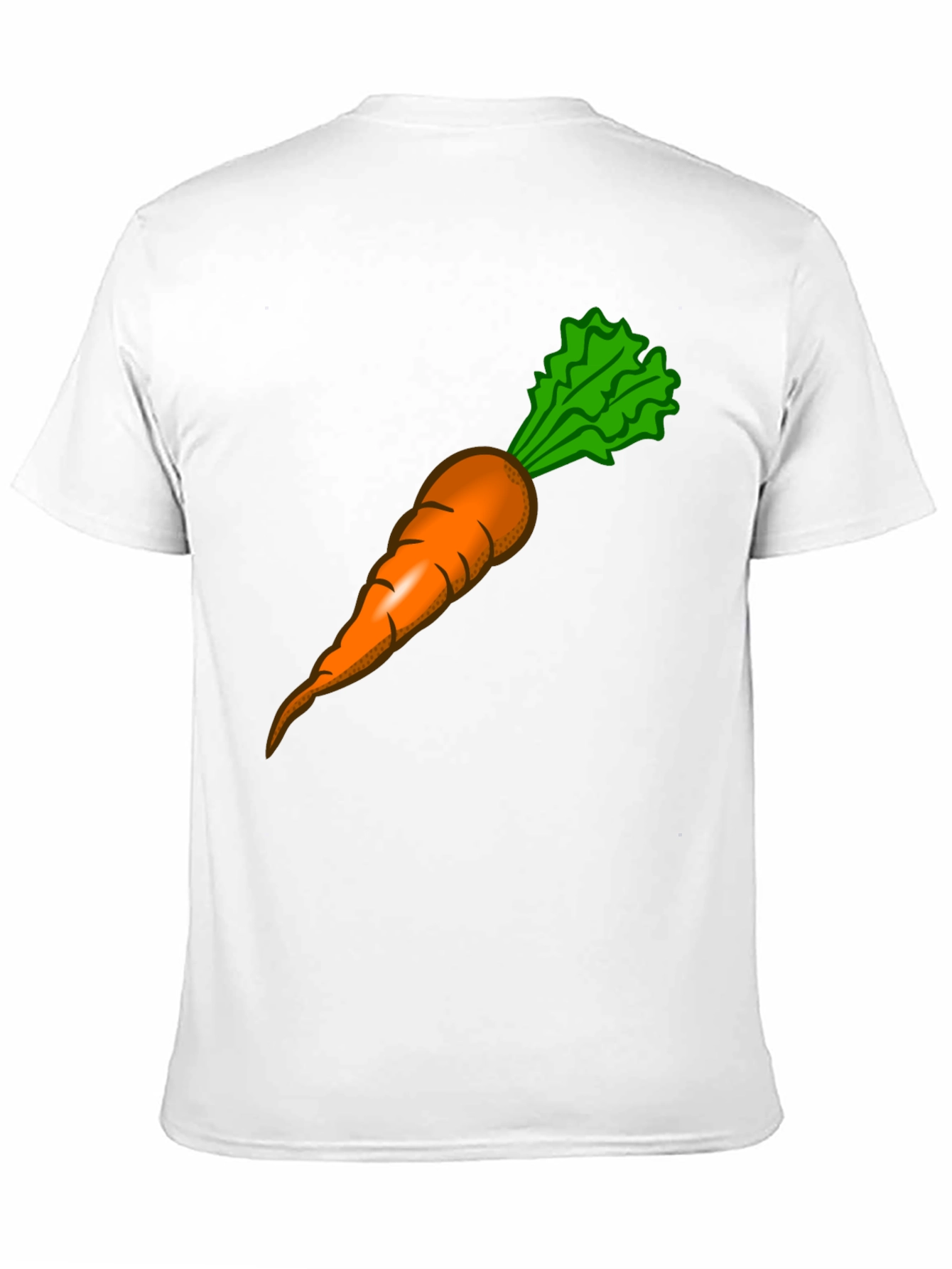 Funny Carrot Graphic Tee - Black Cotton T-Shirt - 11