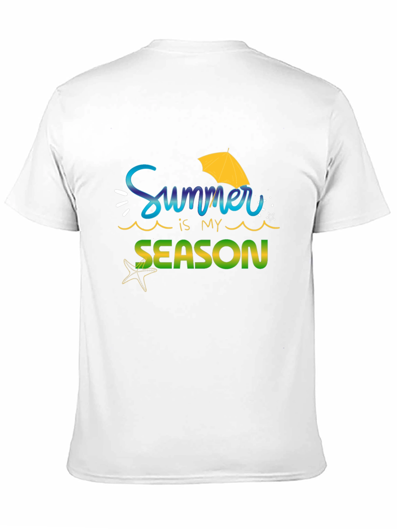 Black Summer is My Season Black T-Shirt view 11
