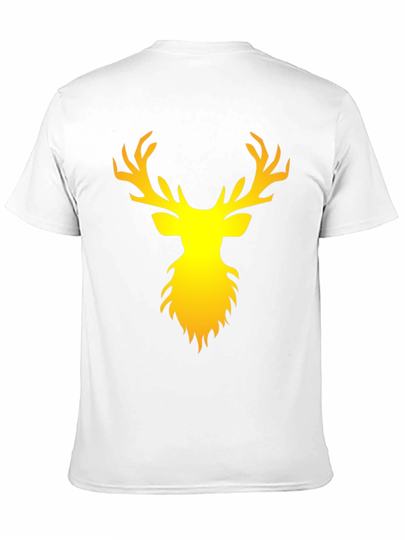 Black Stag Graphic Print Black T-Shirt view 11