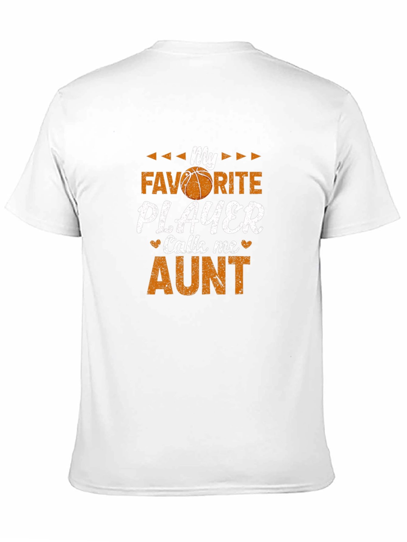 Black My Favorite Player Calls Me Aunt Basketball T-Shirt view 11