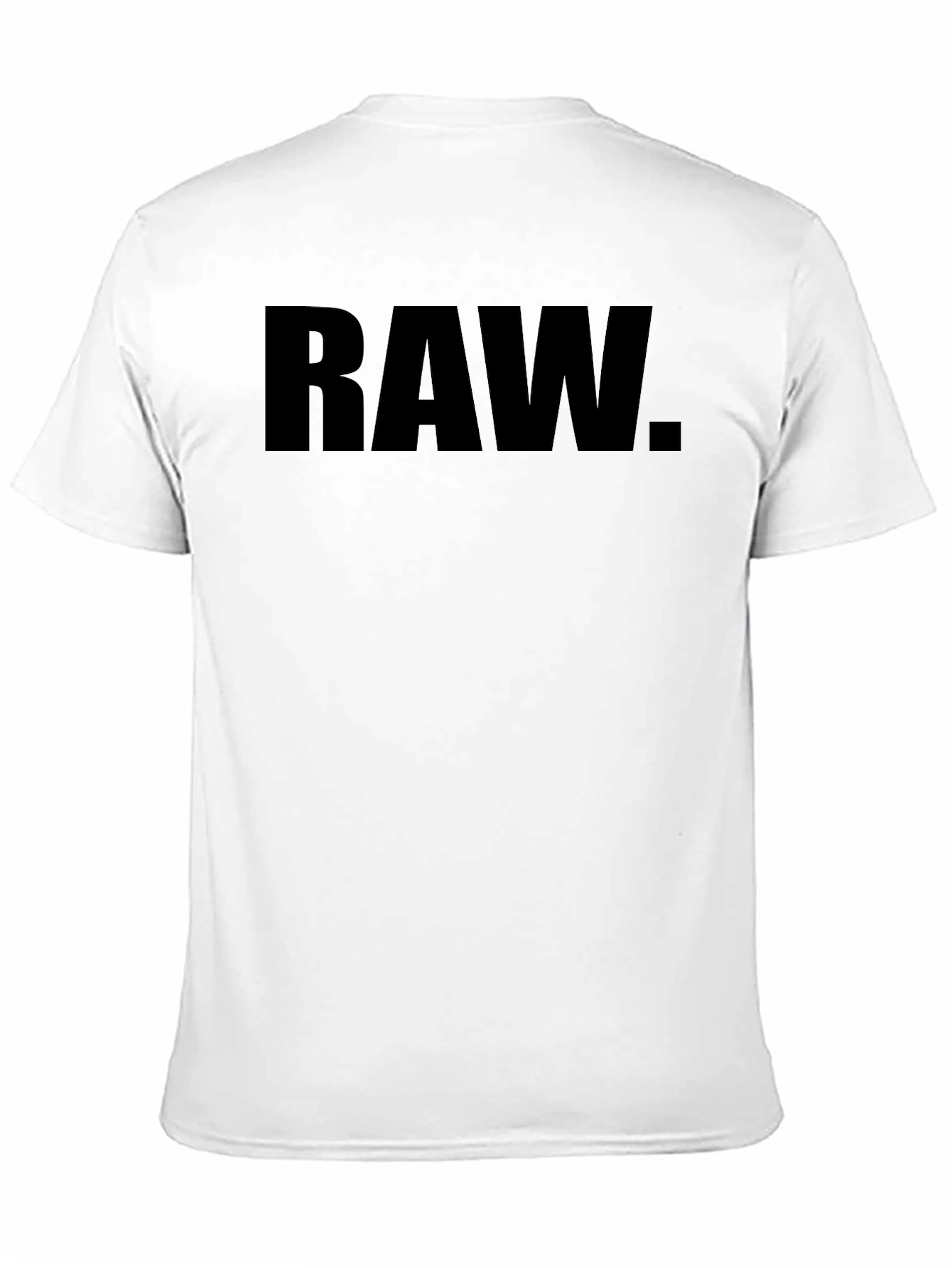 Black RAW Graphic Tee - Bold Statement Shirt view 11