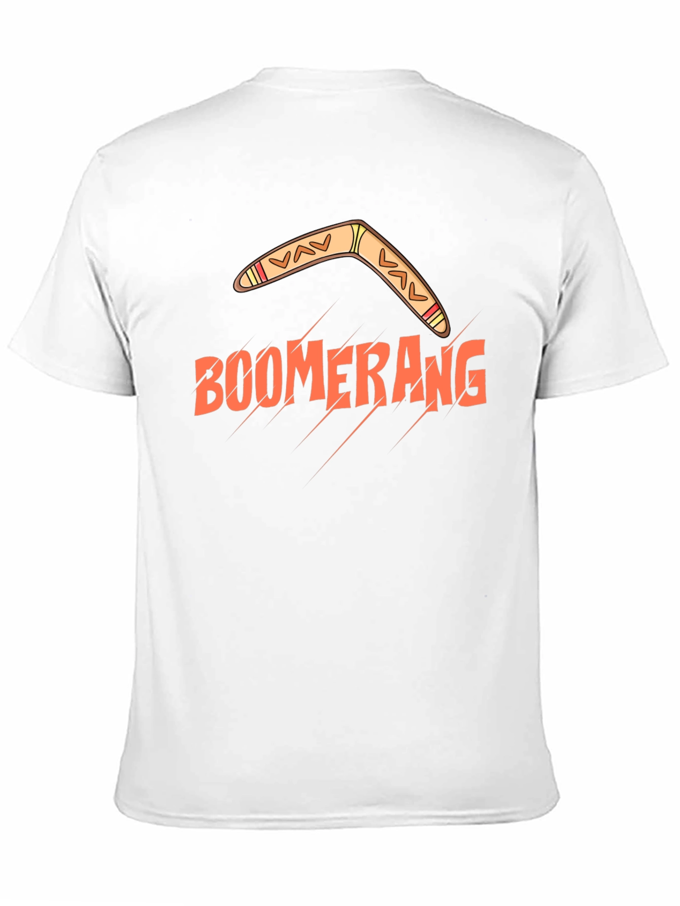 Black Boomerang Graphic T-Shirt - Black Cotton Tee view 11