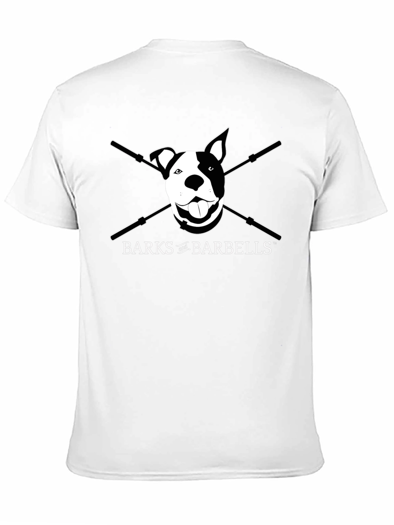 BARKS and BARBELLS Dog T-Shirt - Black - 11