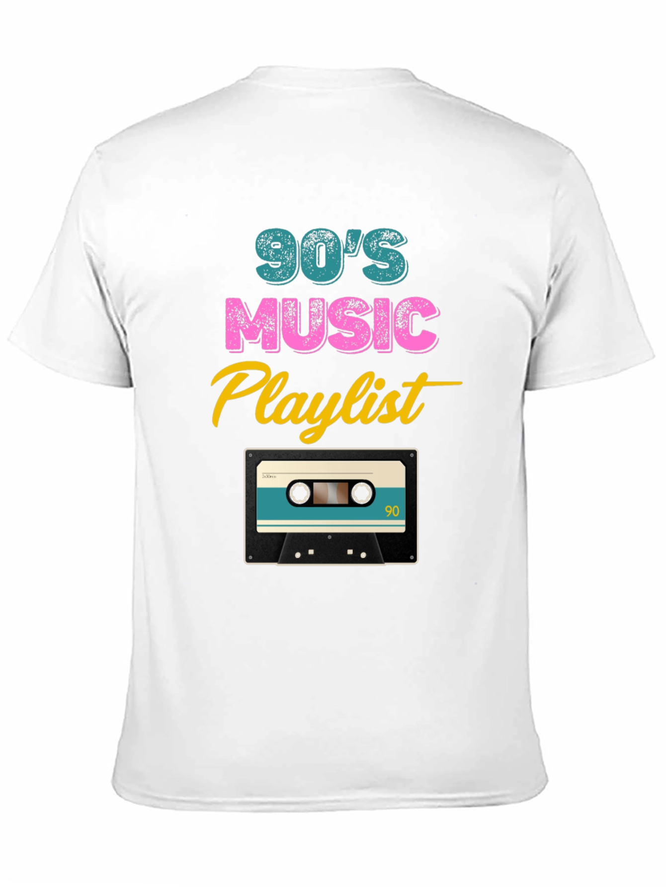 Black 90's Music Playlist Graphic Tee view 11