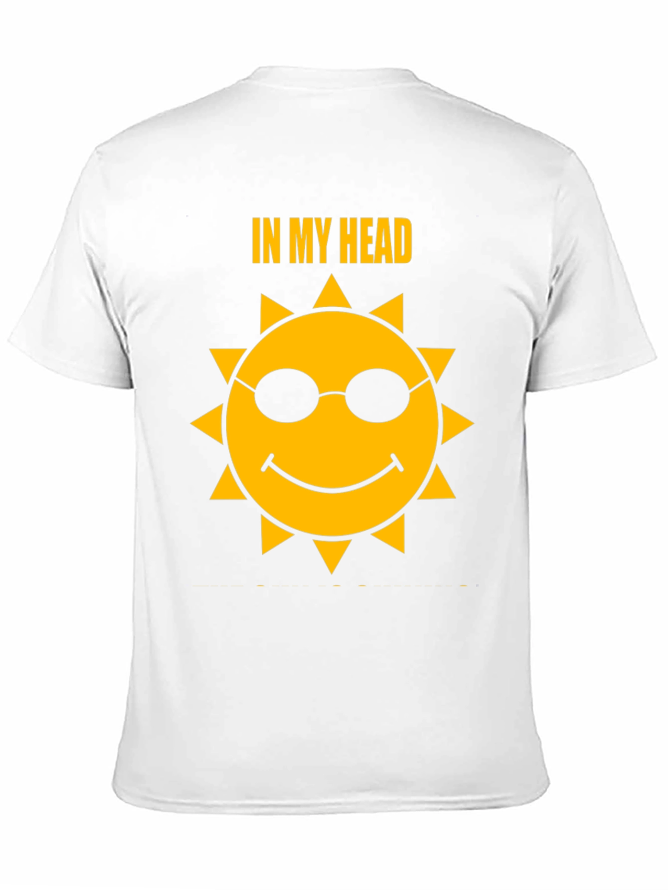 Black Head In The Clouds T-Shirt - Cool Sun Design view 11