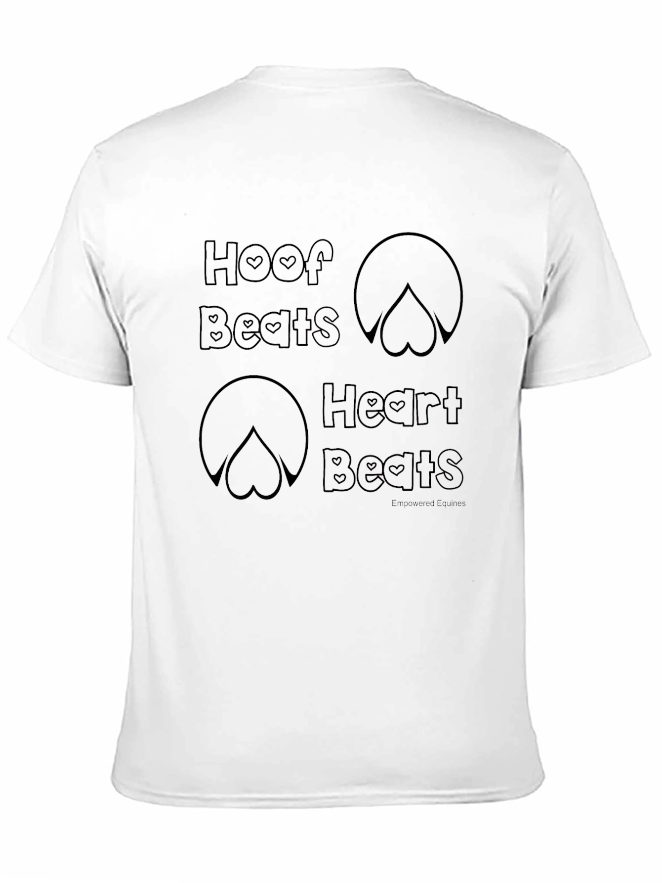 Black Hoof Beats Heart Beats Black T-Shirt view 11