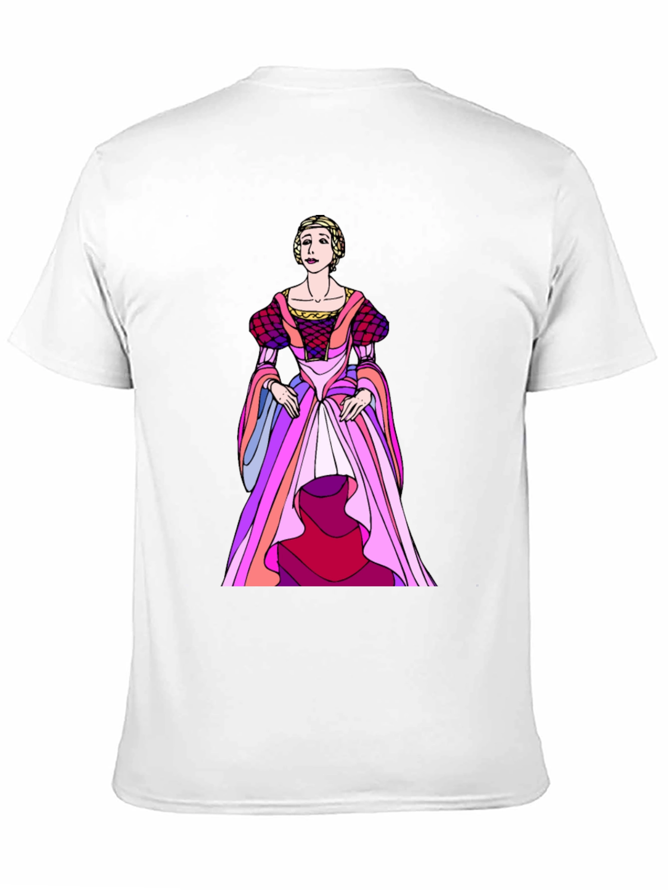 Black Renaissance Dress Graphic Tee view 11