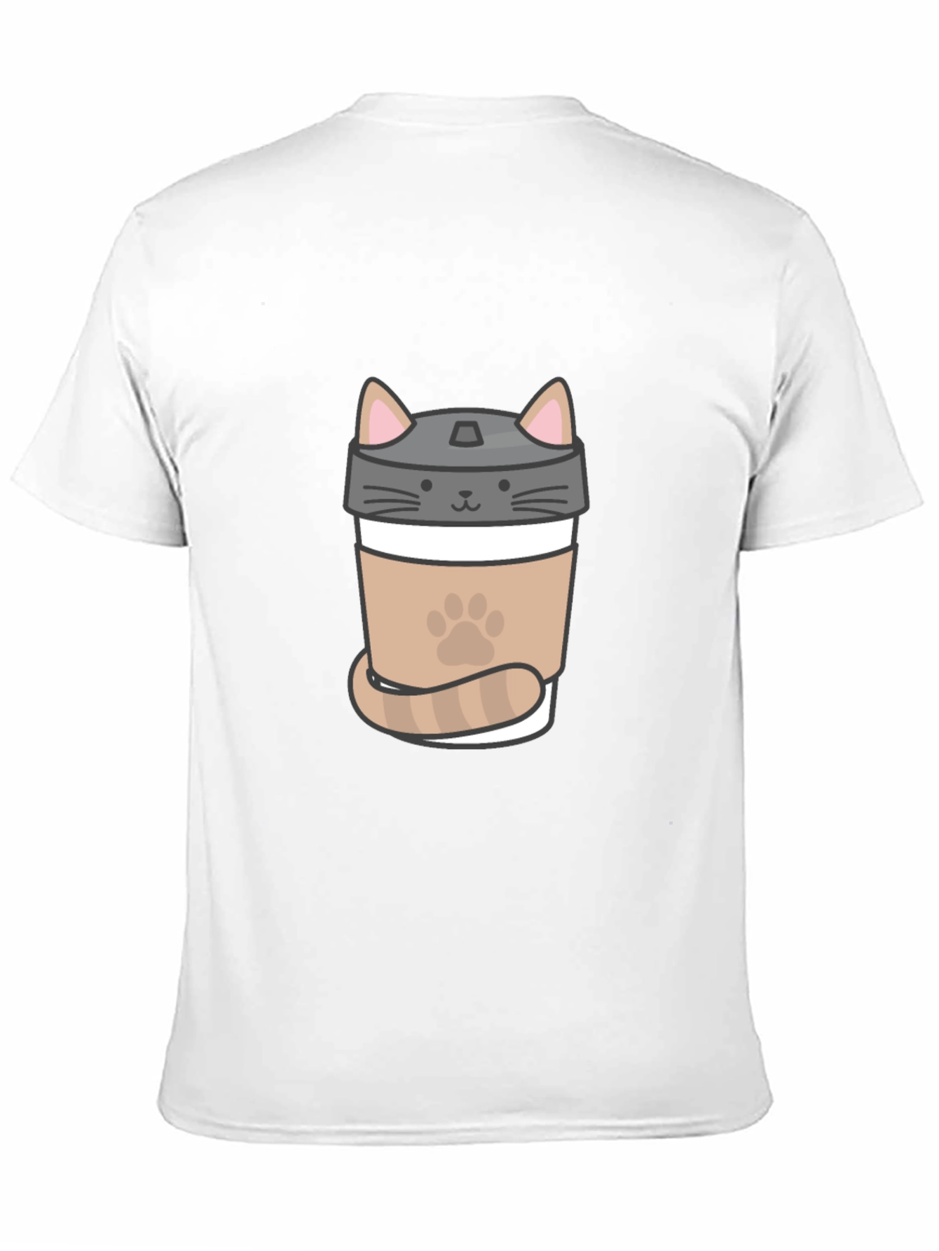 Black Cat Coffee T-Shirt - Cute Coffee Lover Tee view 11