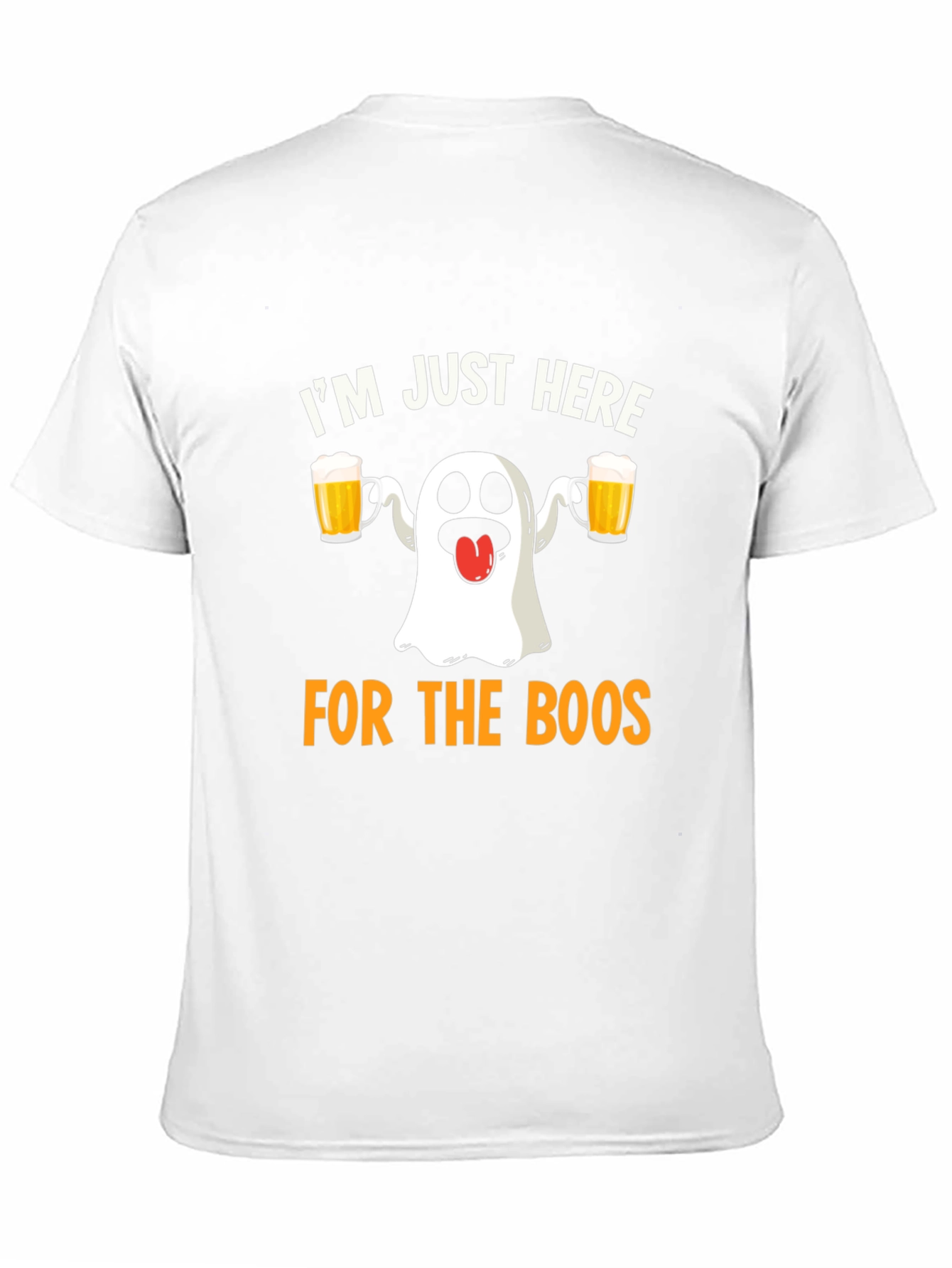 Black I'm Just Here for the Boos Halloween T-Shirt view 11