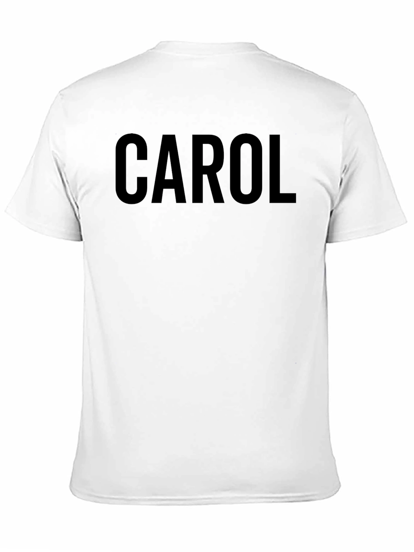 Black CAROL Graphic Tee - Premium Black T-Shirt view 11
