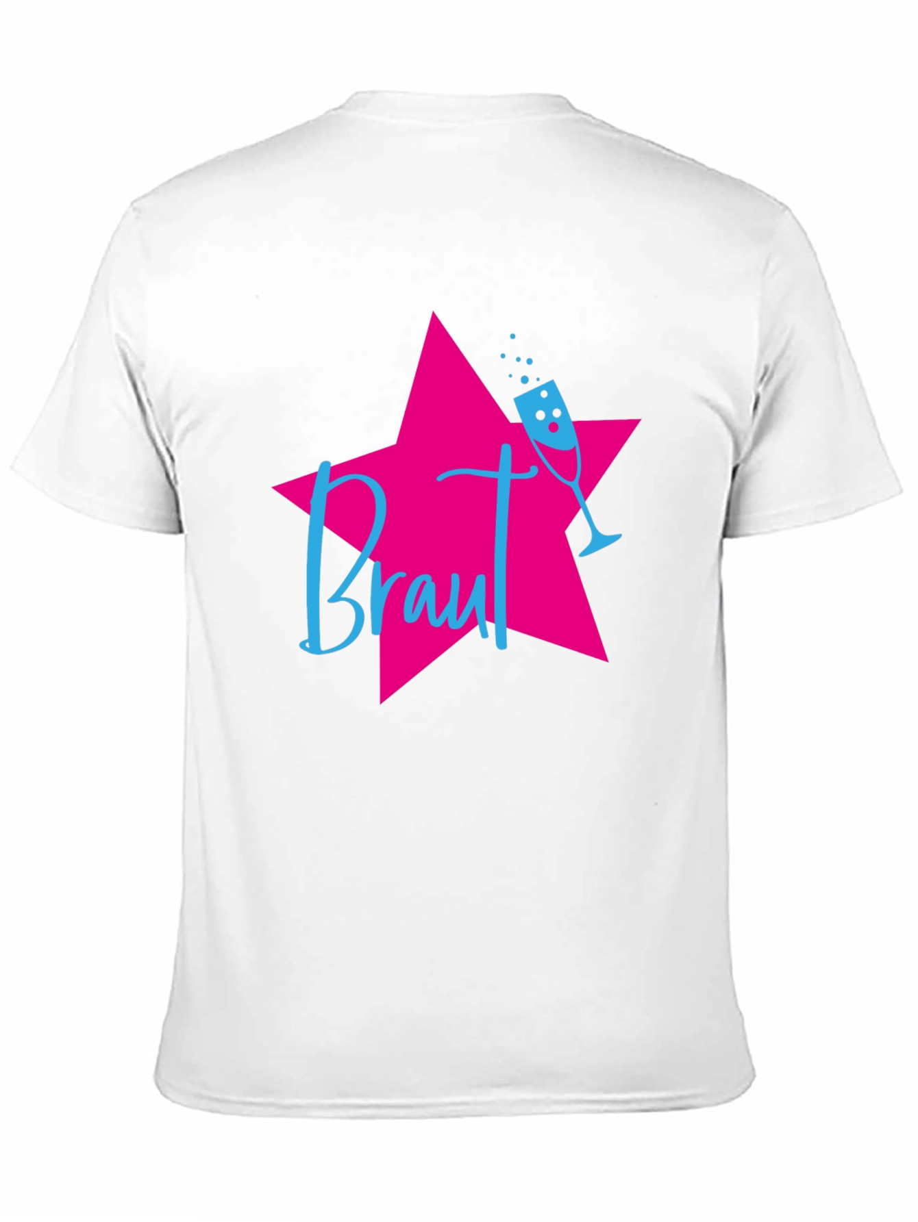 Black Bridesmaid Star T-Shirt - Wedding Party Apparel view 11