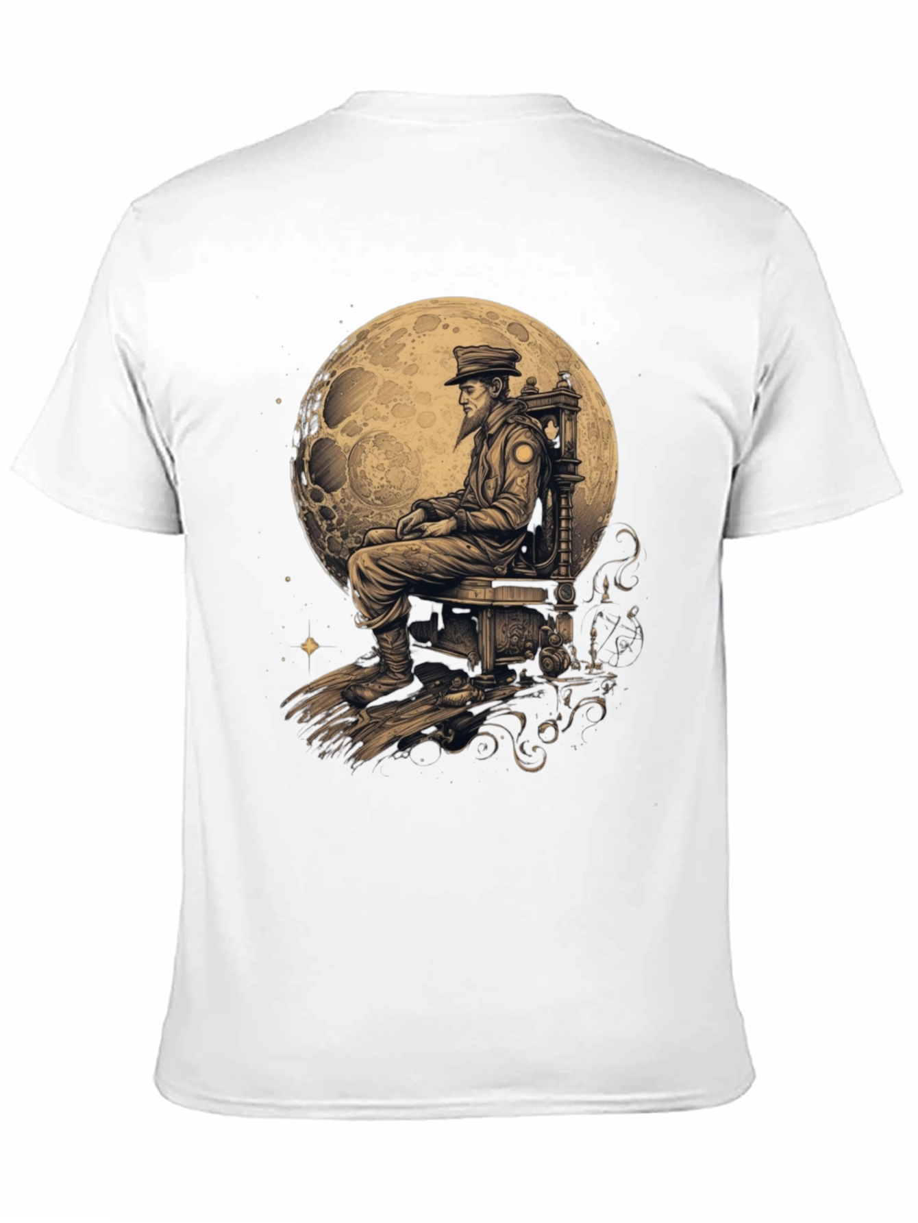 Black Moon Captain Graphic T-Shirt view 11