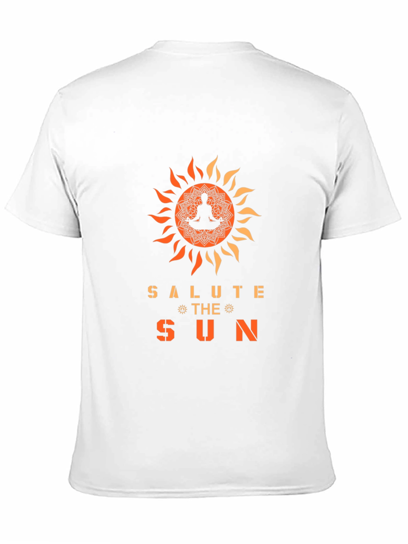 Black Salute the Sun Graphic Tee - Yoga Meditation Shirt view 11