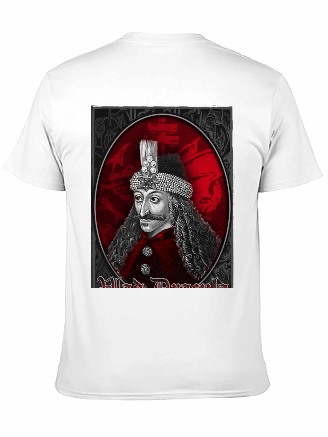 Black Vlad Dracula Graphic Tee - Gothic Style view 11
