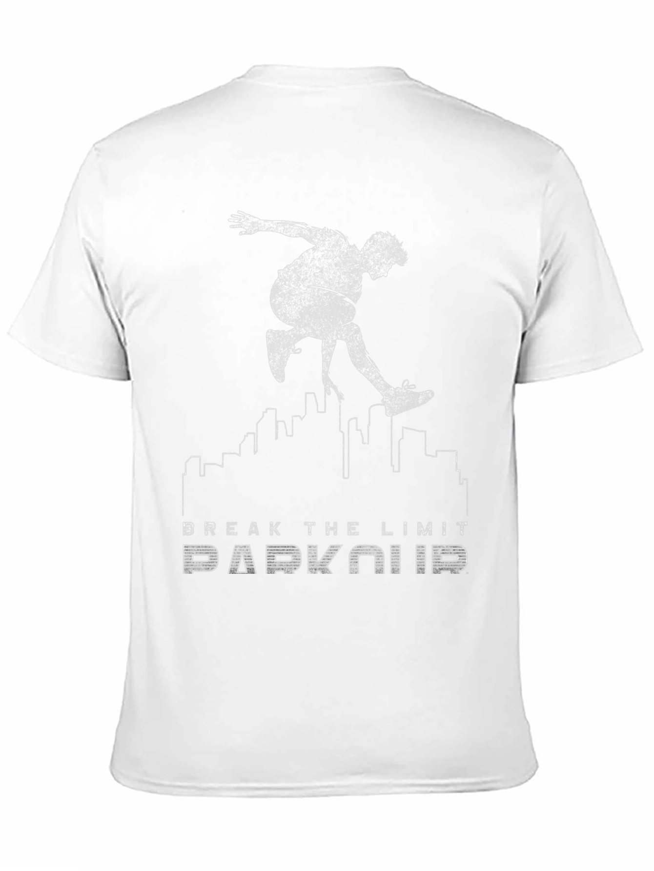 Black Parkour "Break the Limit" Graphic Black Tee view 11