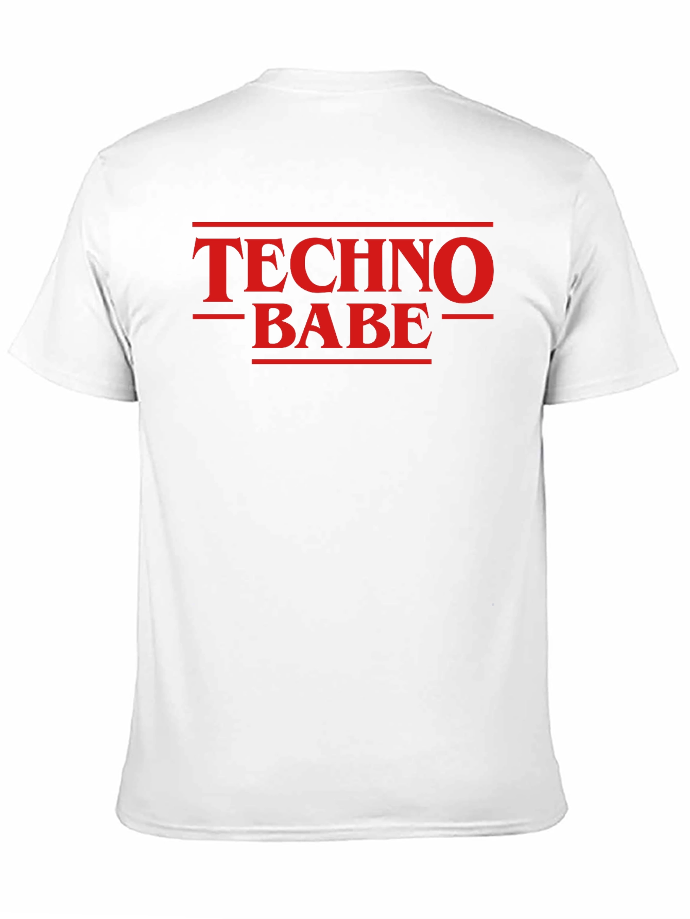 Black Techno Babe Black T-Shirt view 11