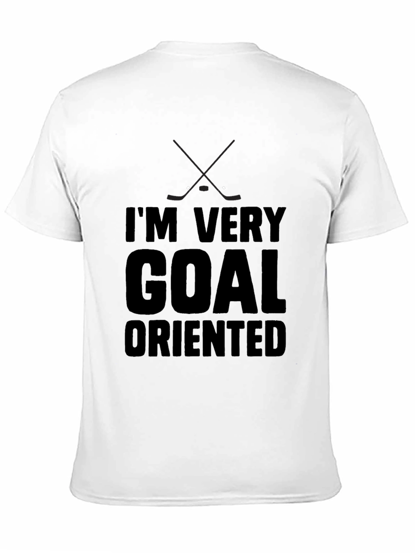 Black Goal Oriented Hockey T-Shirt view 11
