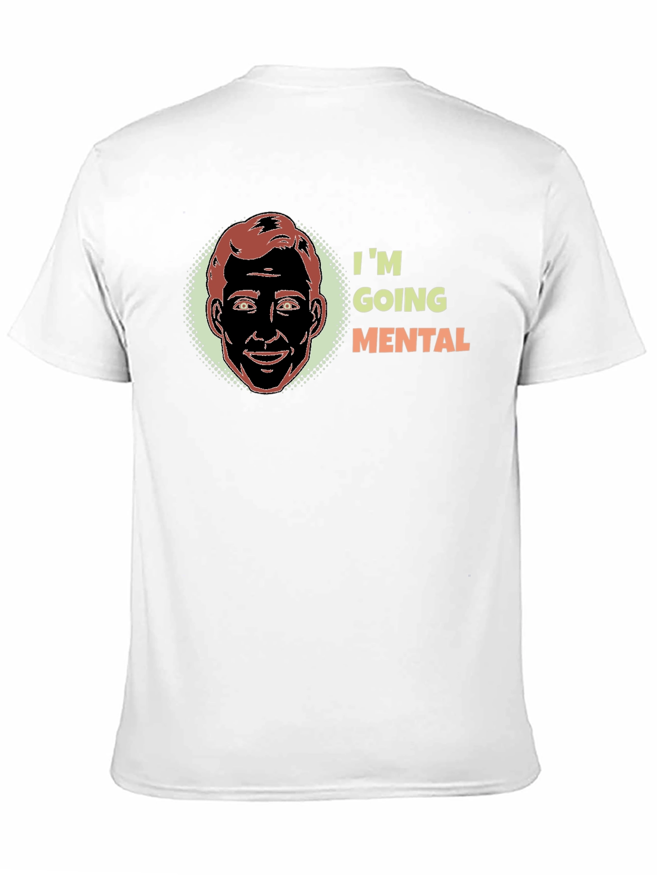 Black I'm Going Mental Graphic T-Shirt view 11