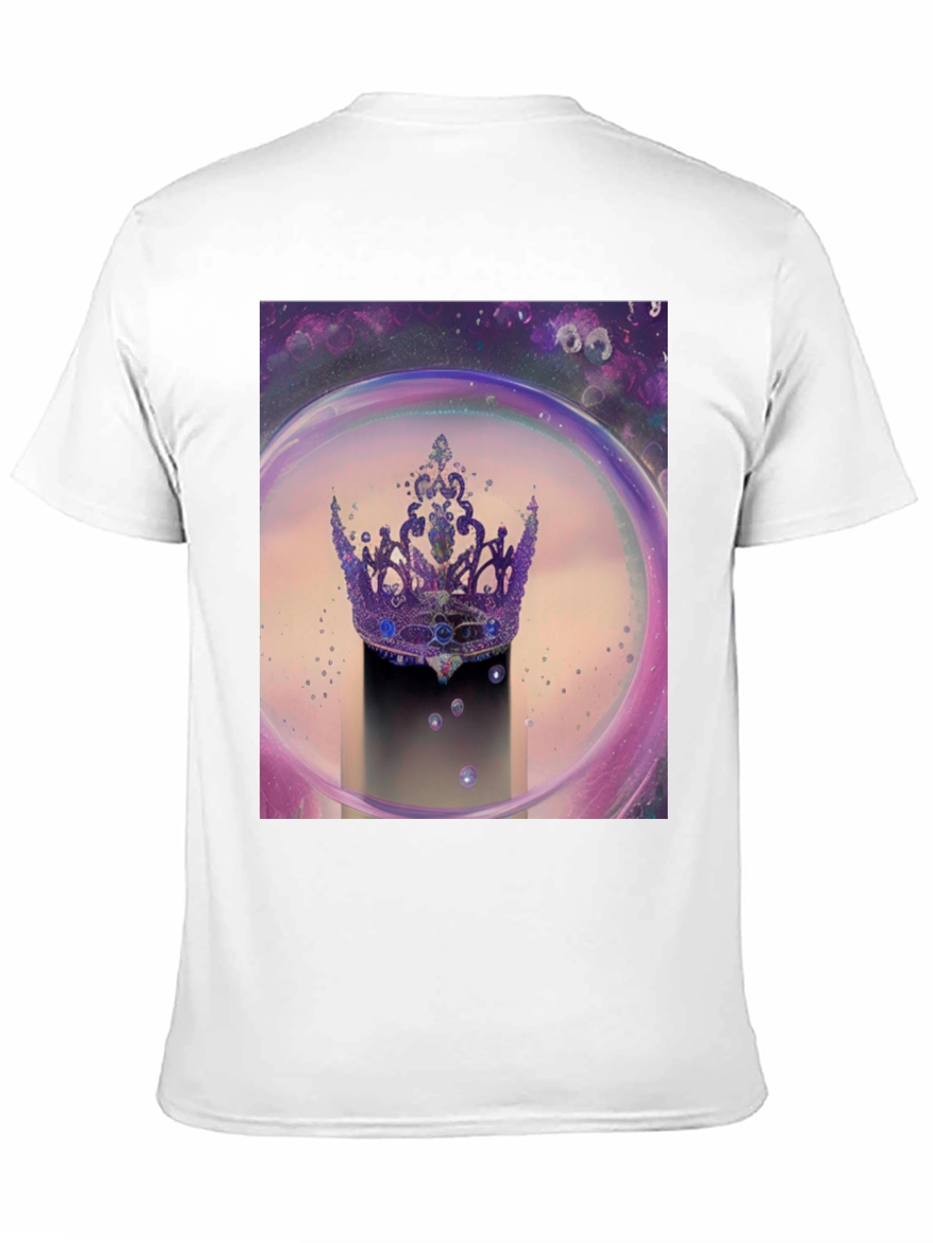 Black Regal Crown Graphic Tee view 11