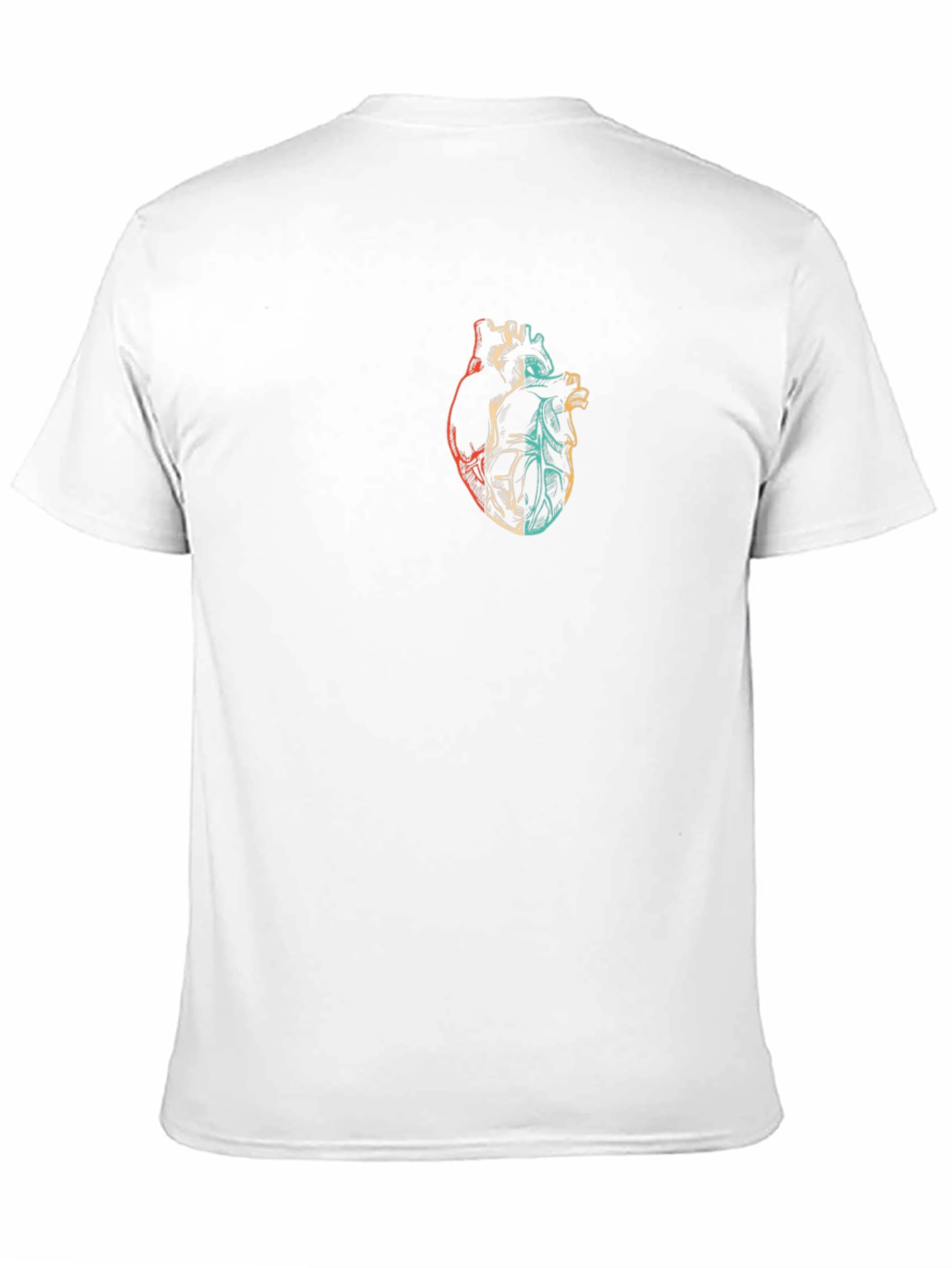 Black Anatomical Heart Graphic Tee - Stylish & Unique view 11