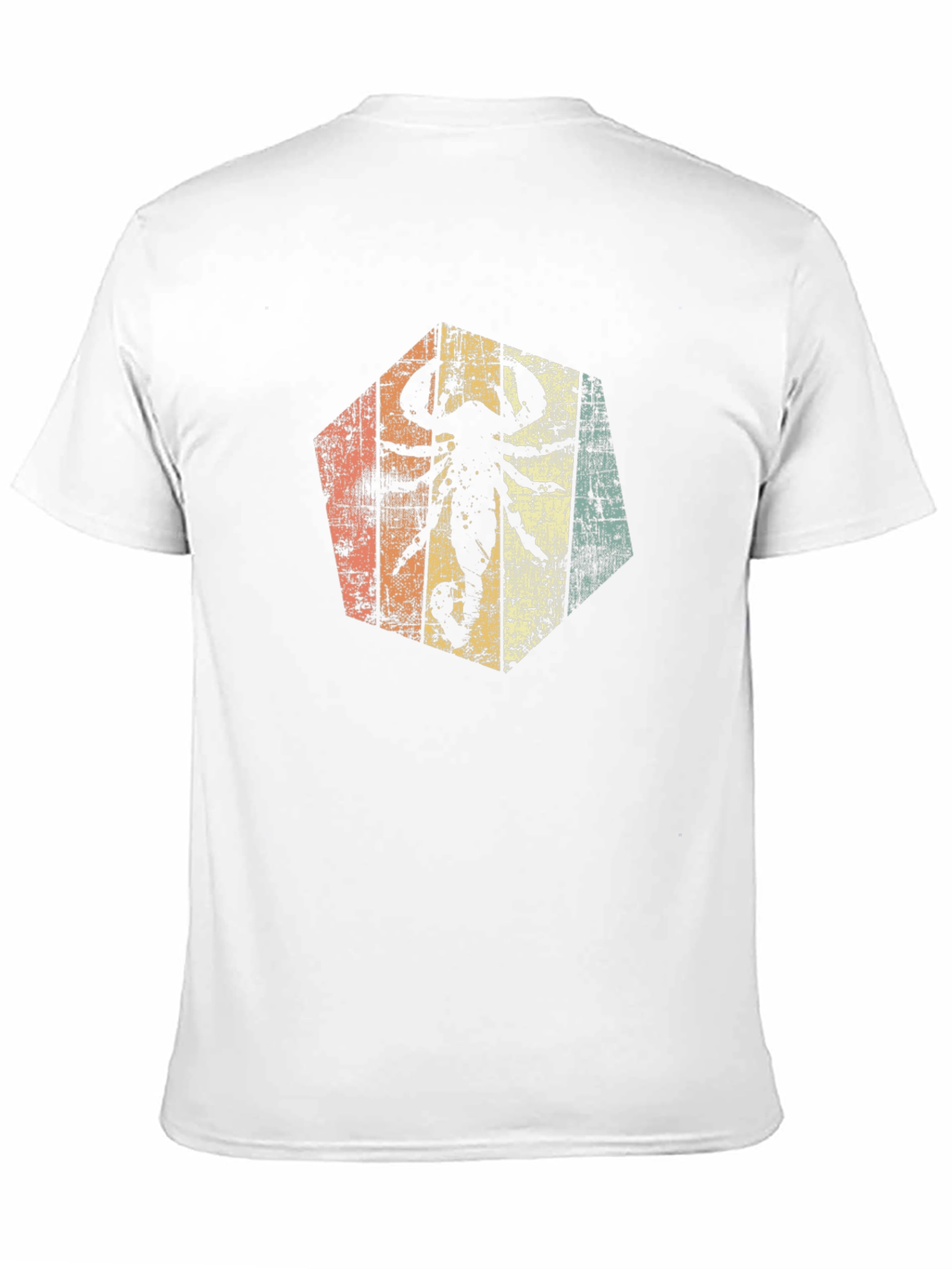 Black Vintage Scorpion Hexagon Graphic Tee view 11