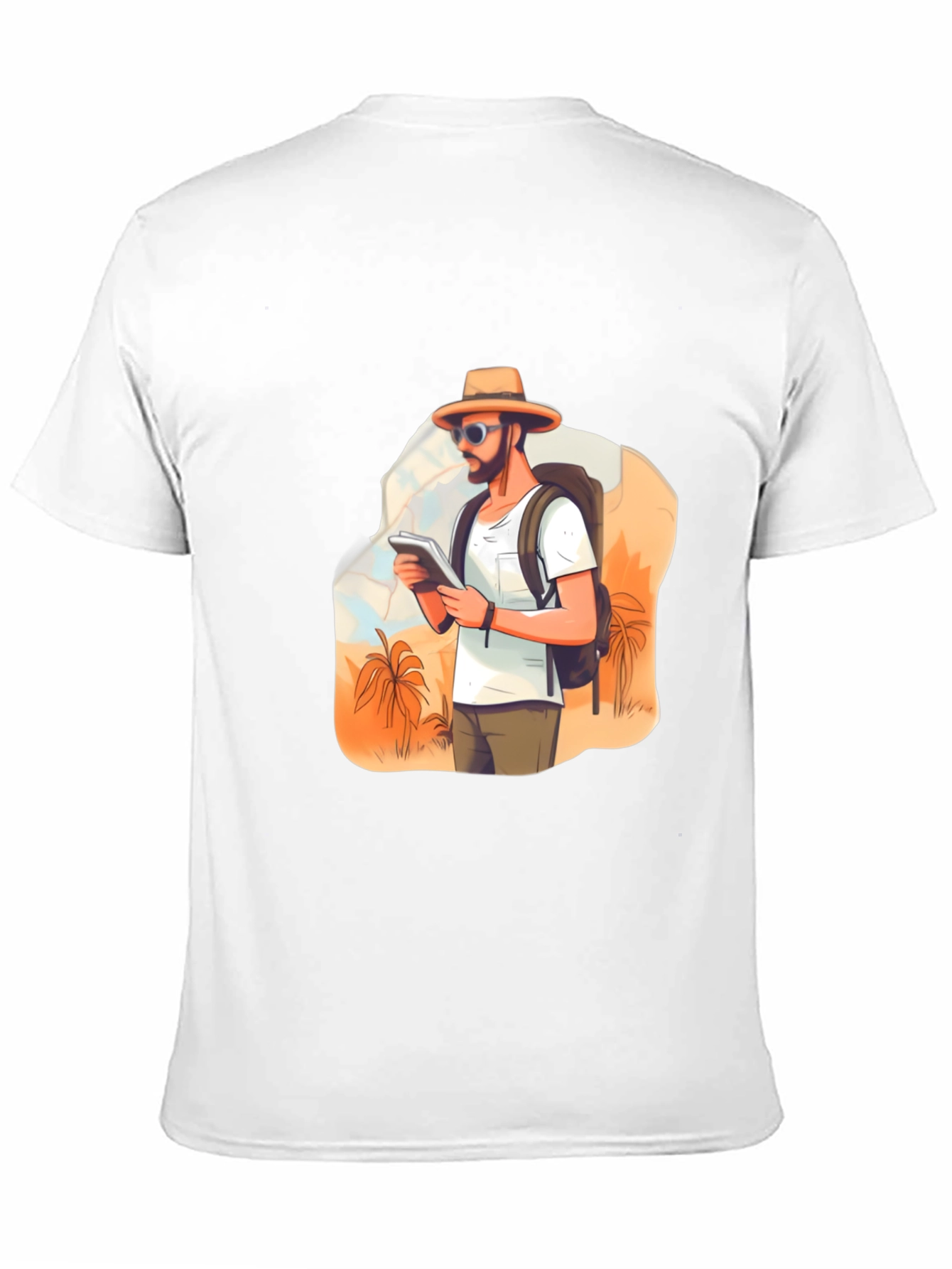 Black Traveler Graphic T-Shirt - Adventure Awaits! view 11