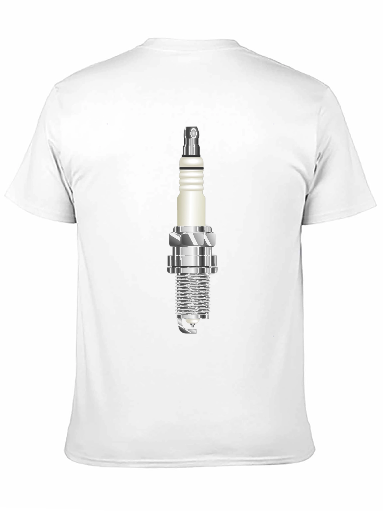 Black Spark Plug Graphic Tee - Black Cotton view 11