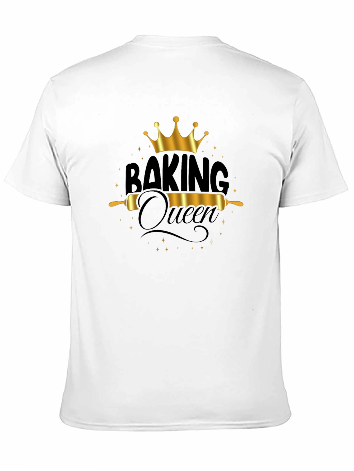 Black Baking Queen Black Graphic Tee view 11