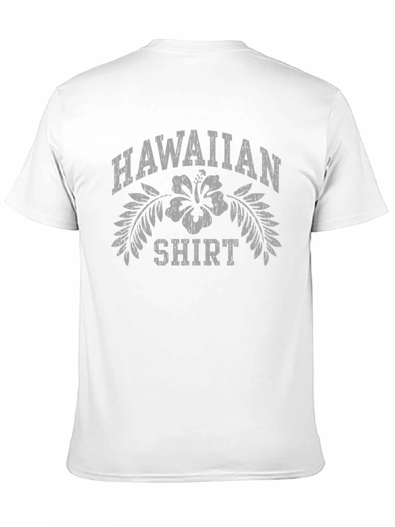 Black Hawaiian Shirt Graphic Tee - Black view 11