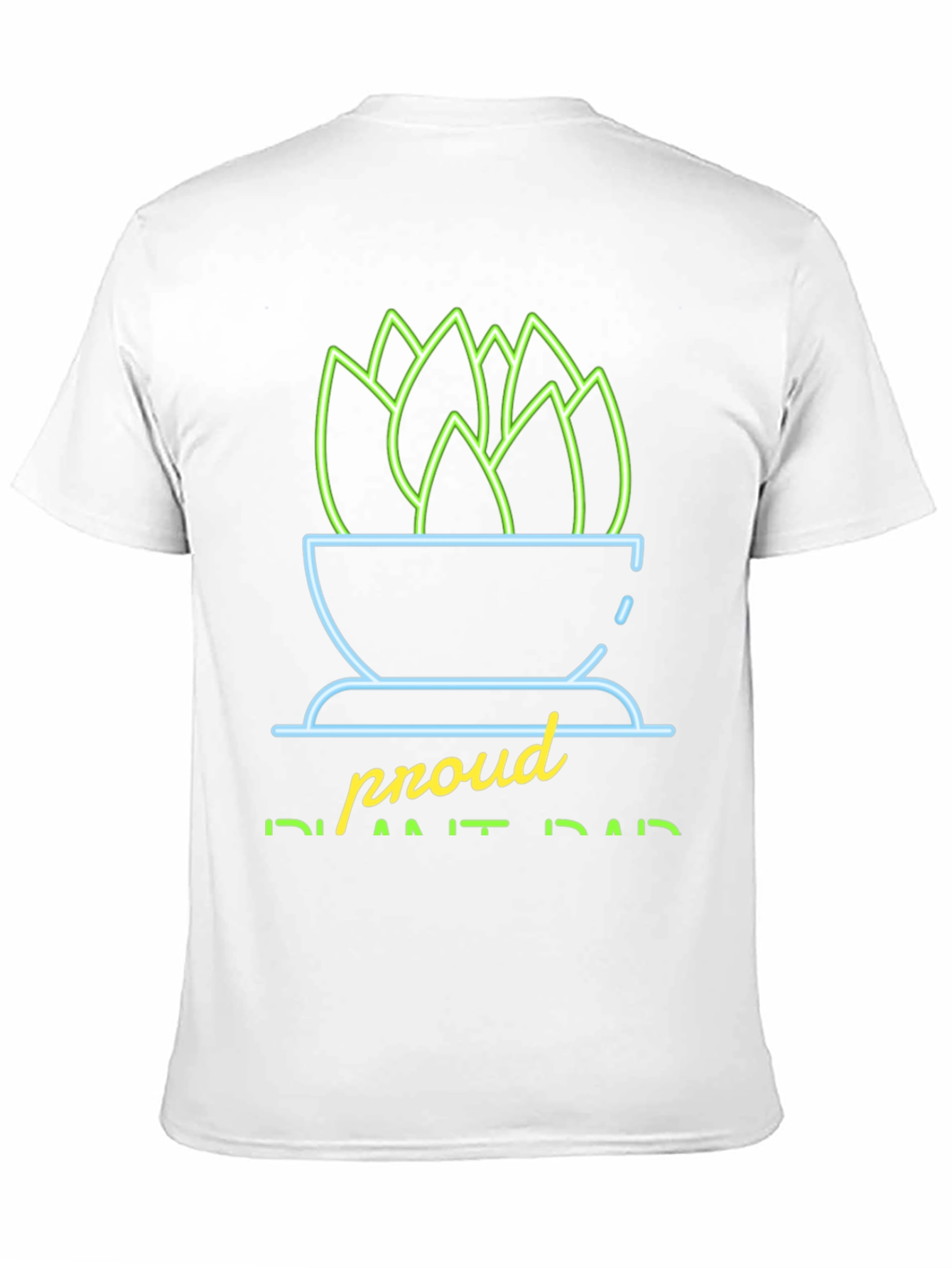 Black Proud Plant Dad Graphic Tee view 11
