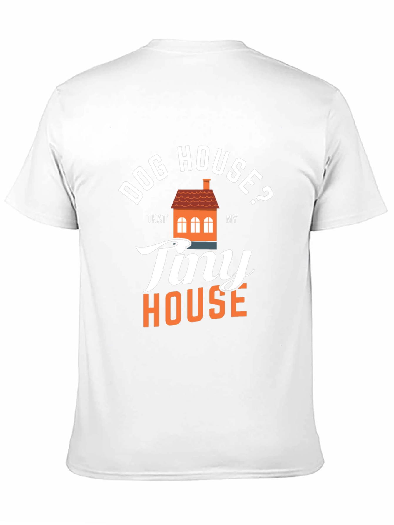 Black Dog House? Tiny House Graphic T-Shirt view 11