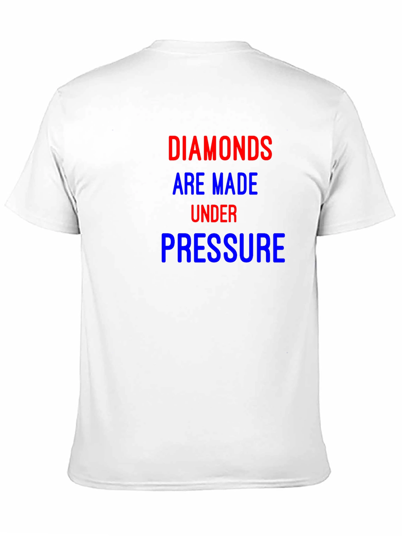Black Diamonds Under Pressure Tee - Motivational Graphic T-Shirt view 11