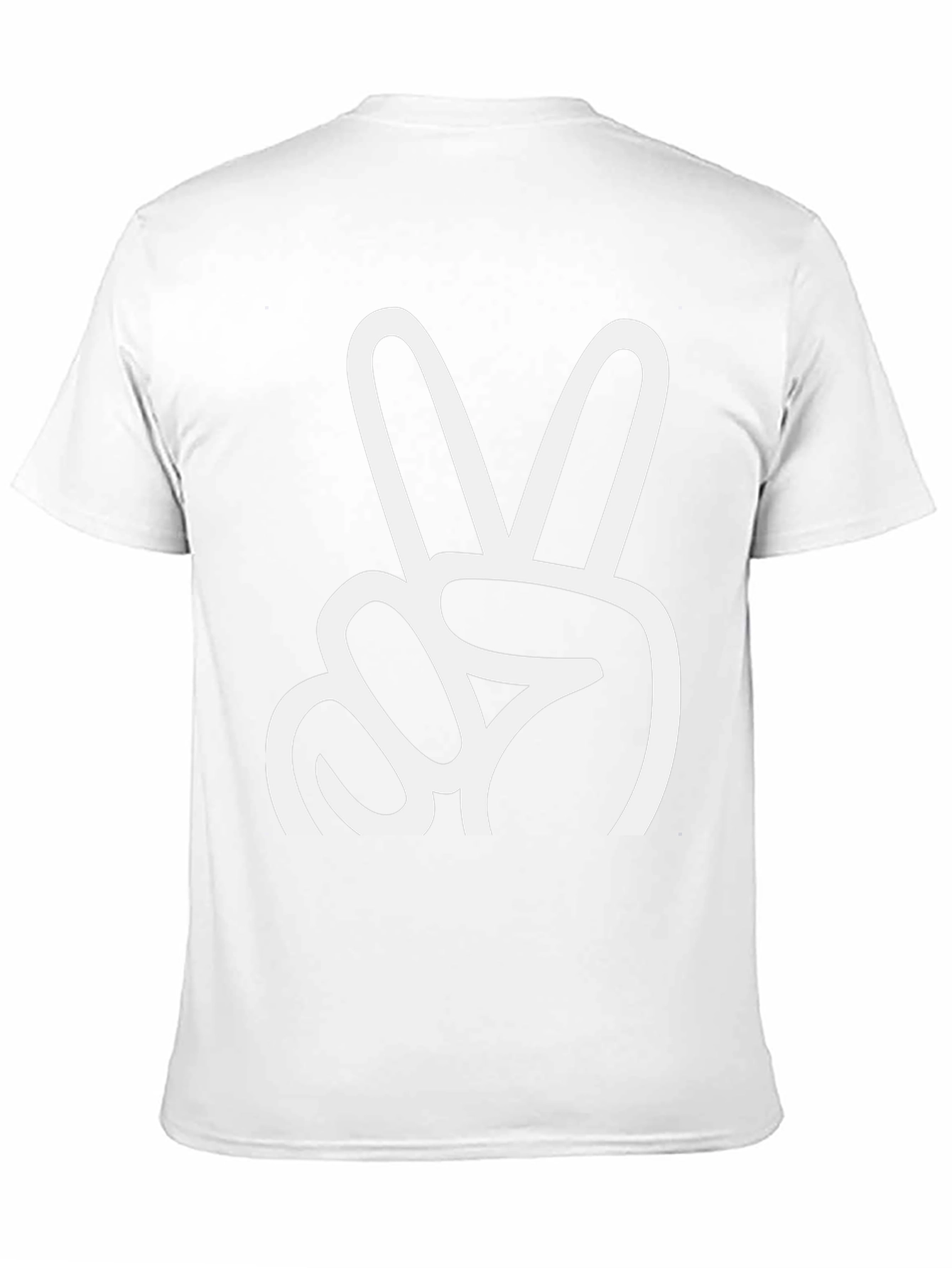 Black Peace Sign Graphic Tee - Classic Black view 11