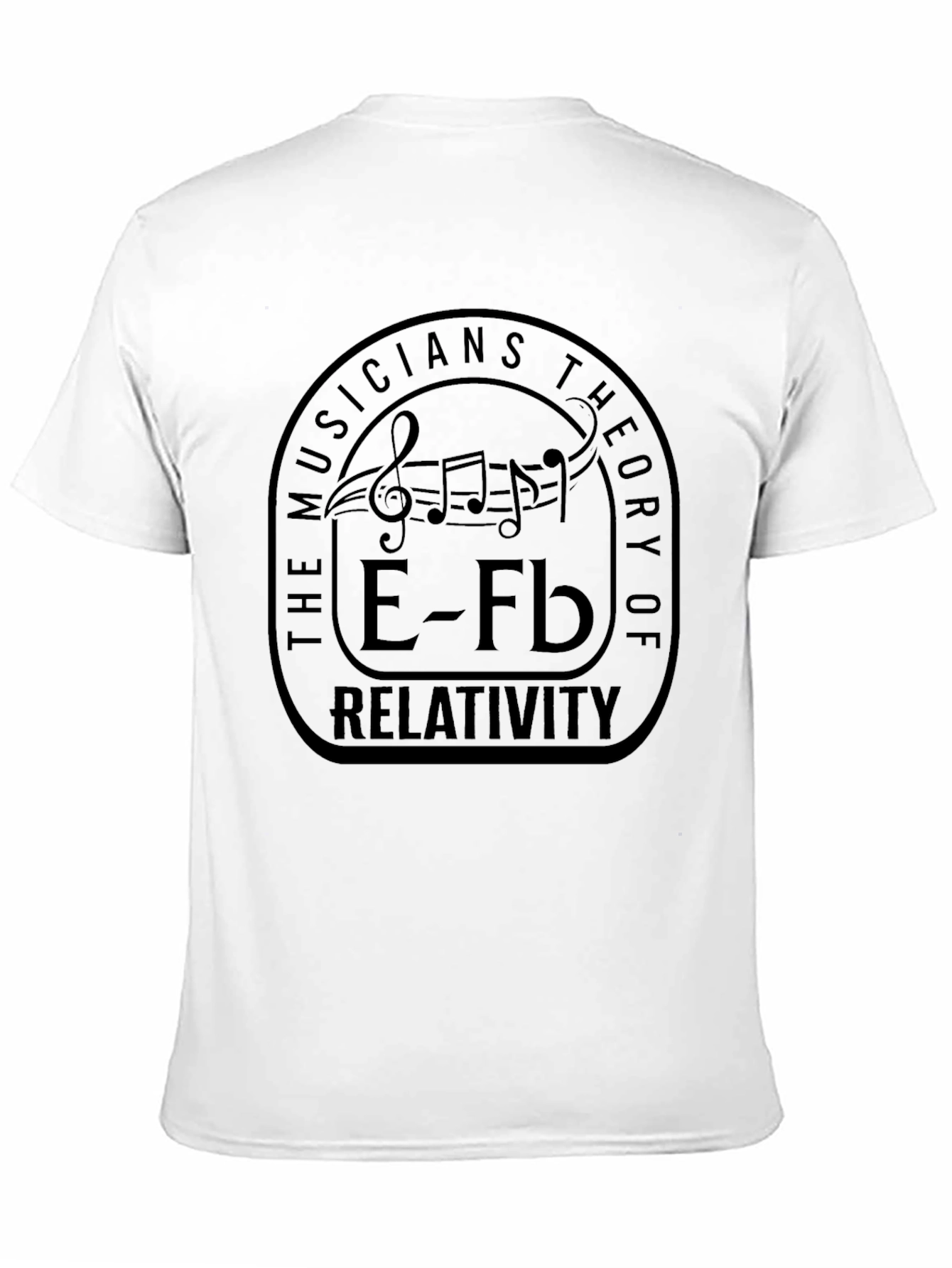 Black Musician's Theory of Relativity Graphic T-Shirt view 11