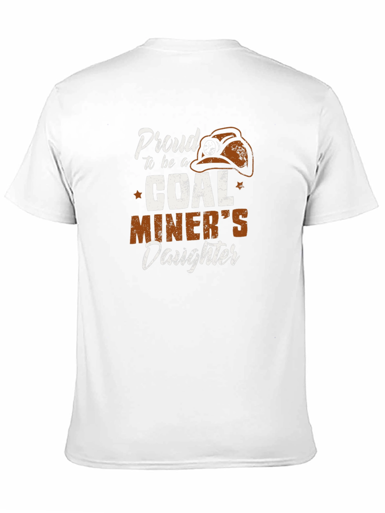 Black Proud Coal Miner's Daughter T-Shirt - Black view 11