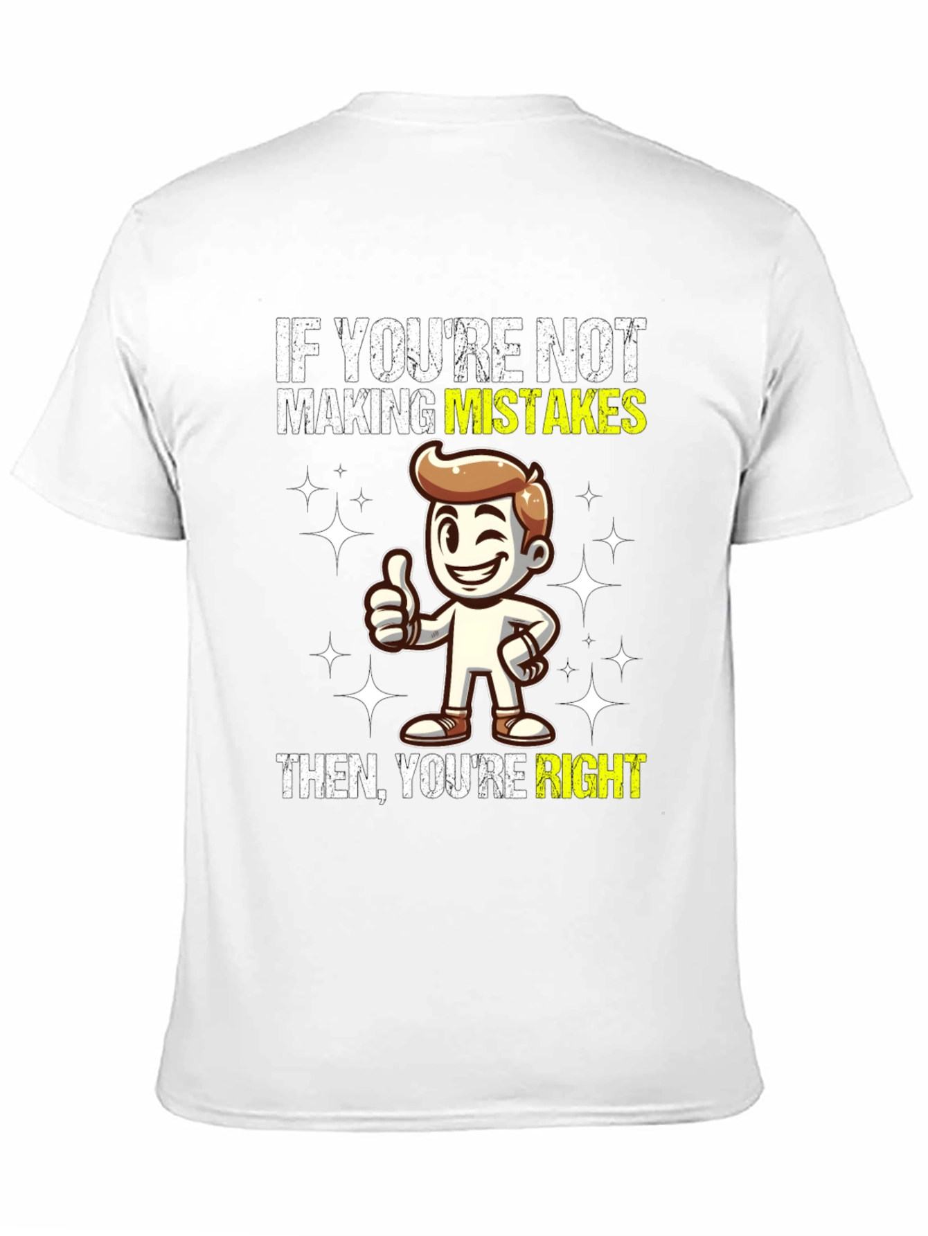 Black Mistakes Right Graphic T-Shirt - Funny Slogan Tee view 11